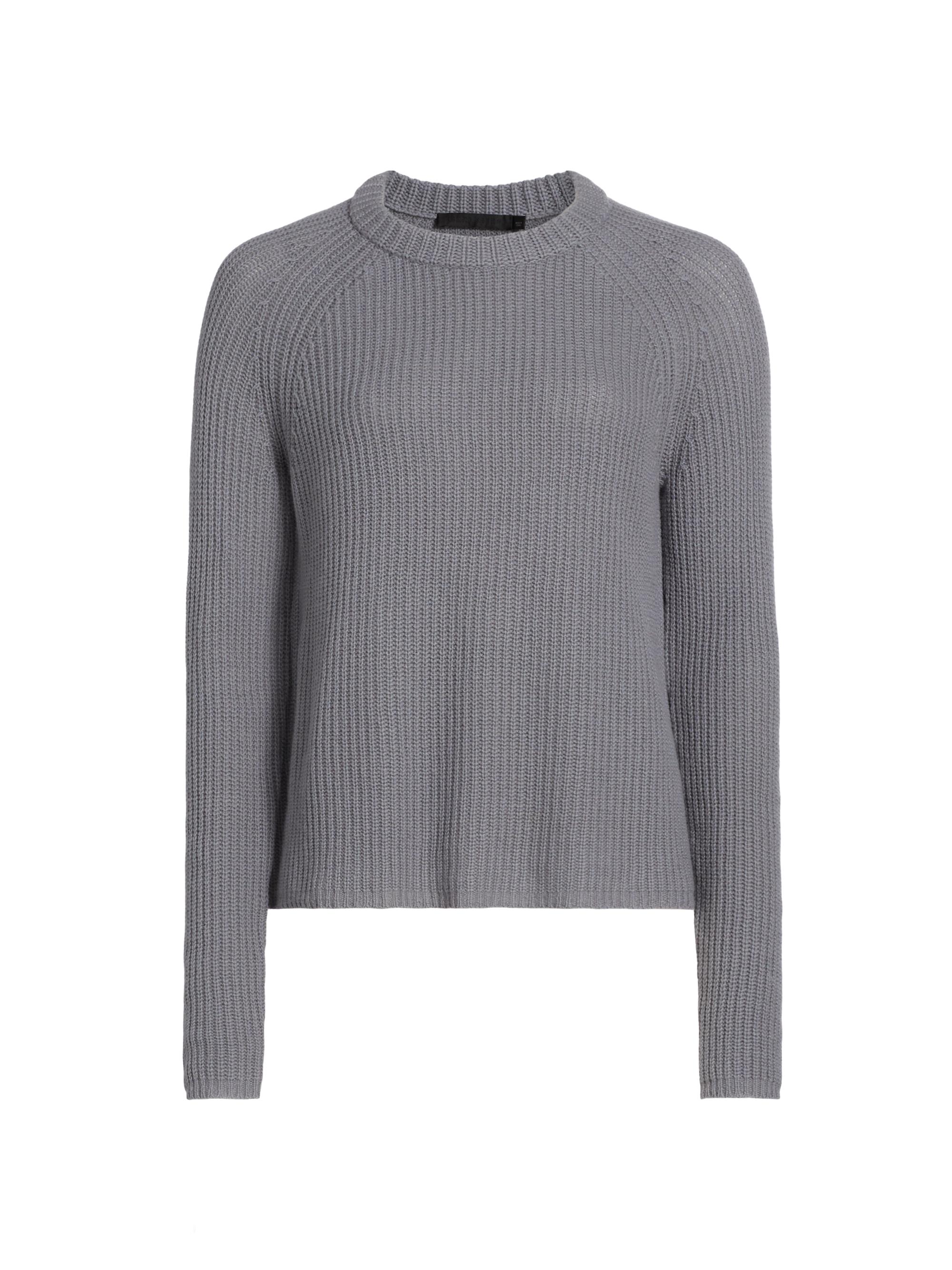 Jenni Kayne Women's Cashmere Fisherman Sweater - Dusty Blue
