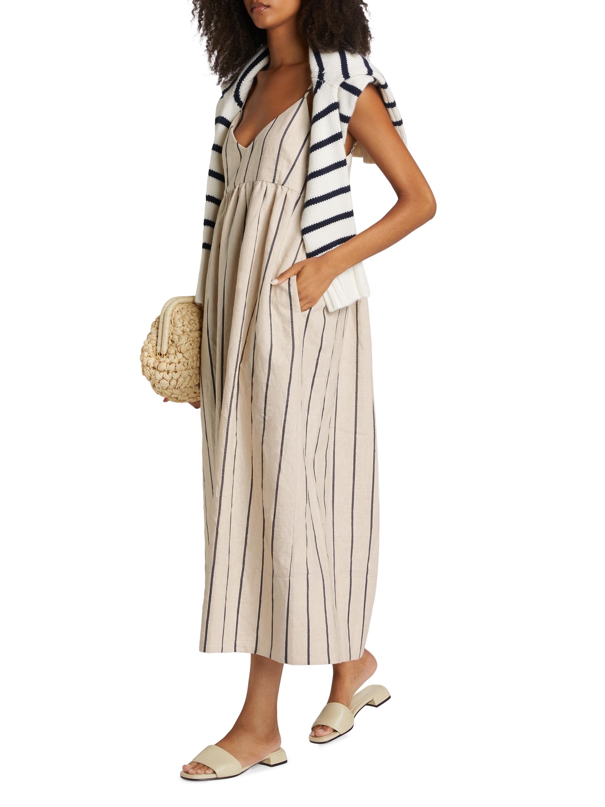 Jenni Kayne Cove Linen-Blend Maxi Dress | Saks Fifth Avenue