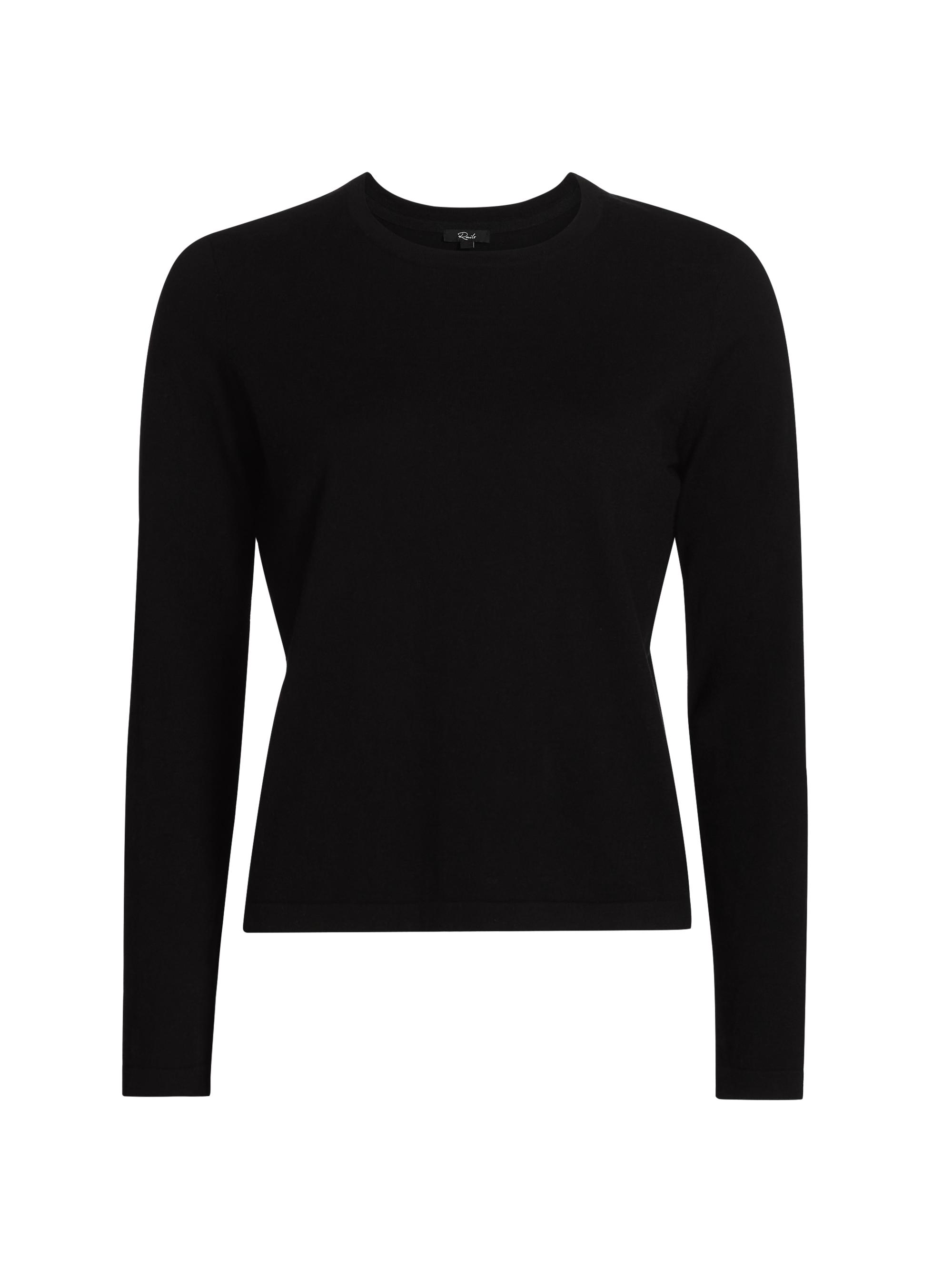 Frame Smocked Silk-Cotton Crewneck Top | Saks Fifth Avenue