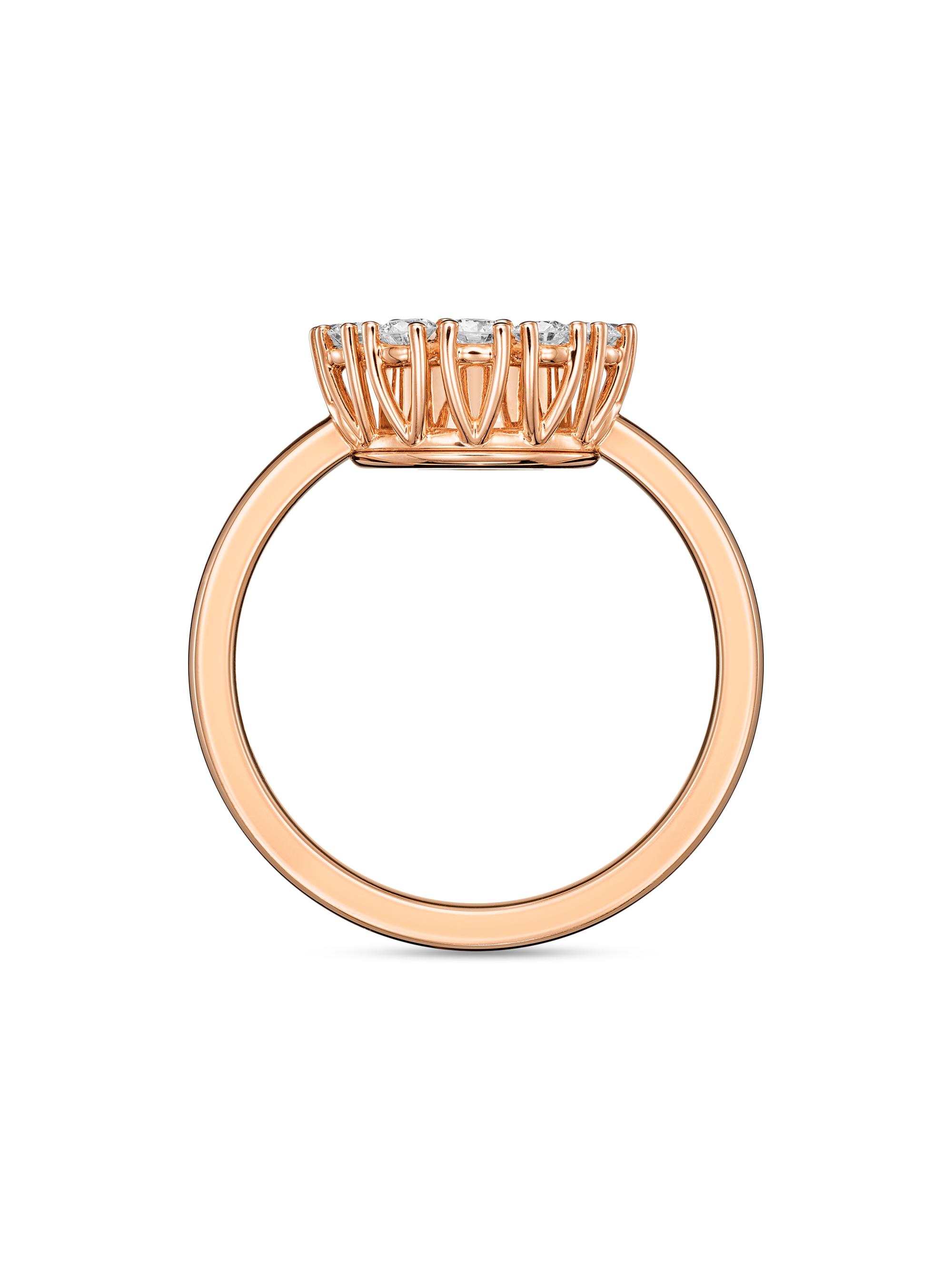 Chopard Happy Diamonds 18K Rose Gold & 0.89 TCW Diamond Ring