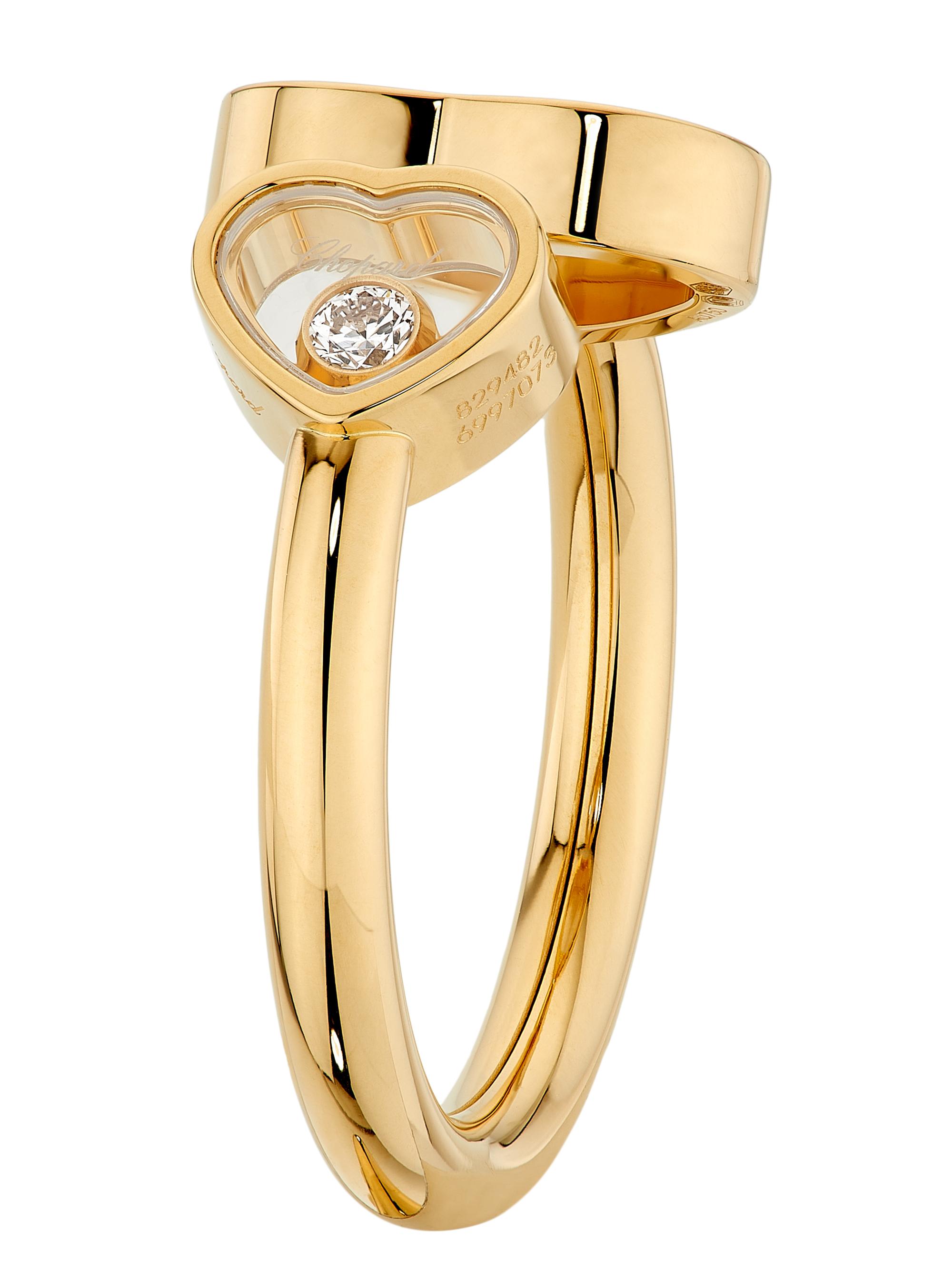 Chopard Happy Hearts 18K Yellow Gold, 0.05 TCW Diamond & Mother-Of