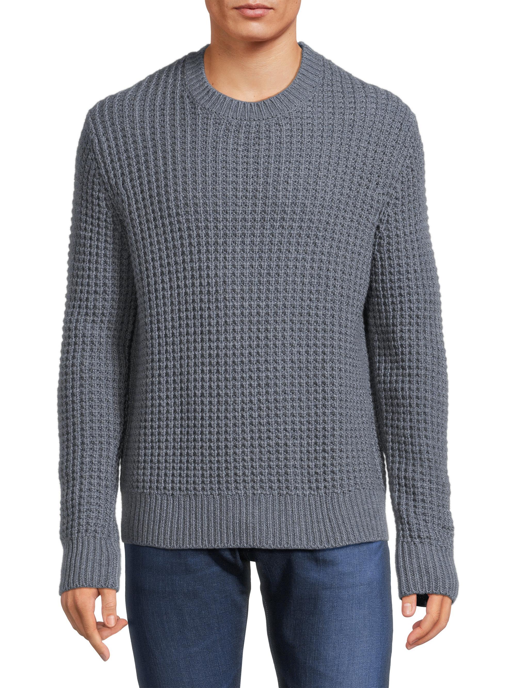 Vince Macro Waffle Knit Crewneck Sweater | Saks Fifth Avenue