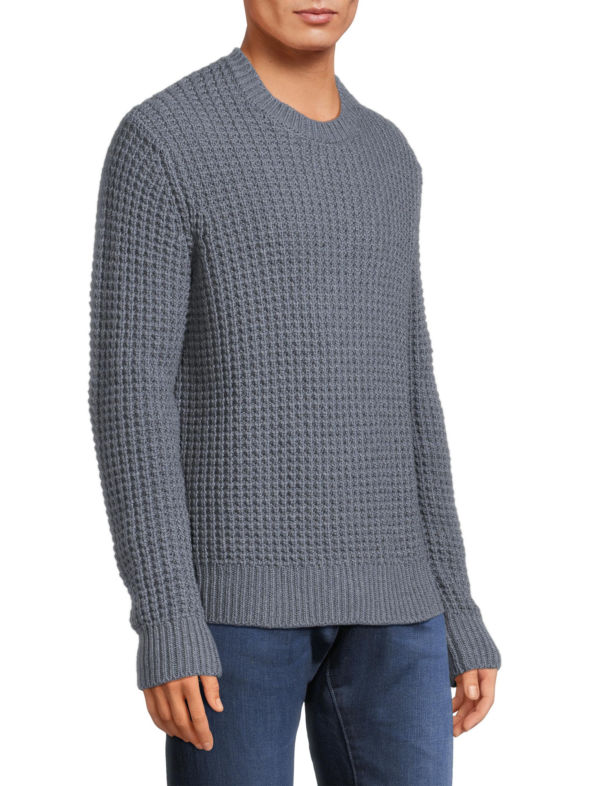 Vince Macro Waffle Knit Crewneck Sweater | Saks Fifth Avenue