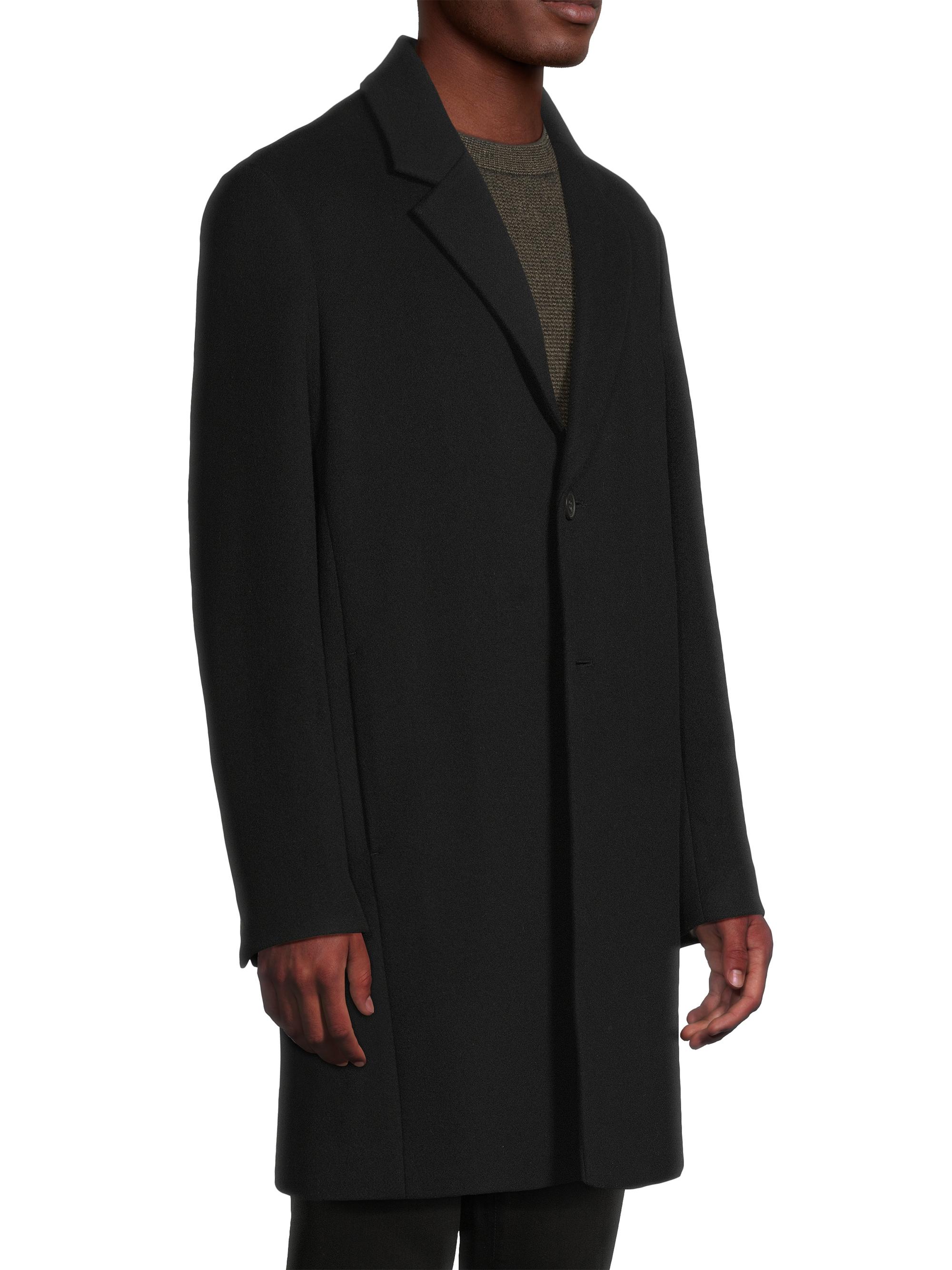 Vince Notch Lapel Wool-Blend Coat | Saks Fifth Avenue