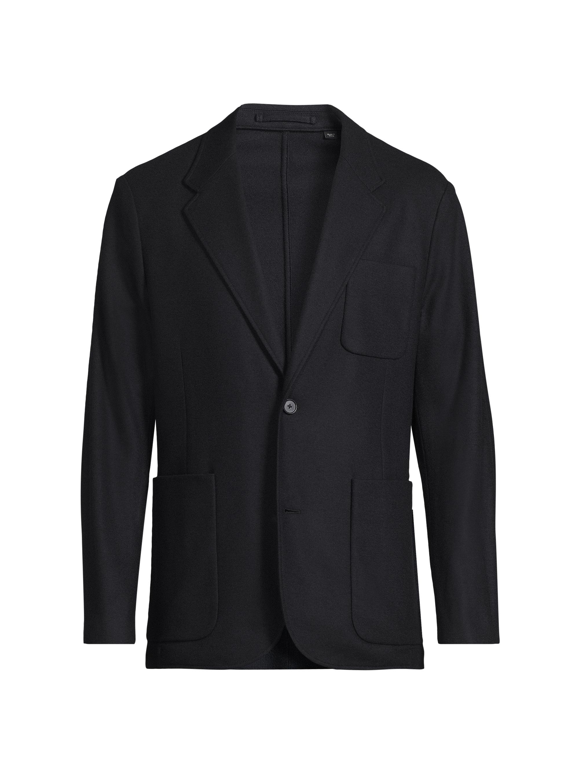 Vince Men's Wool Single-Breasted Blazer - Coastal Blue