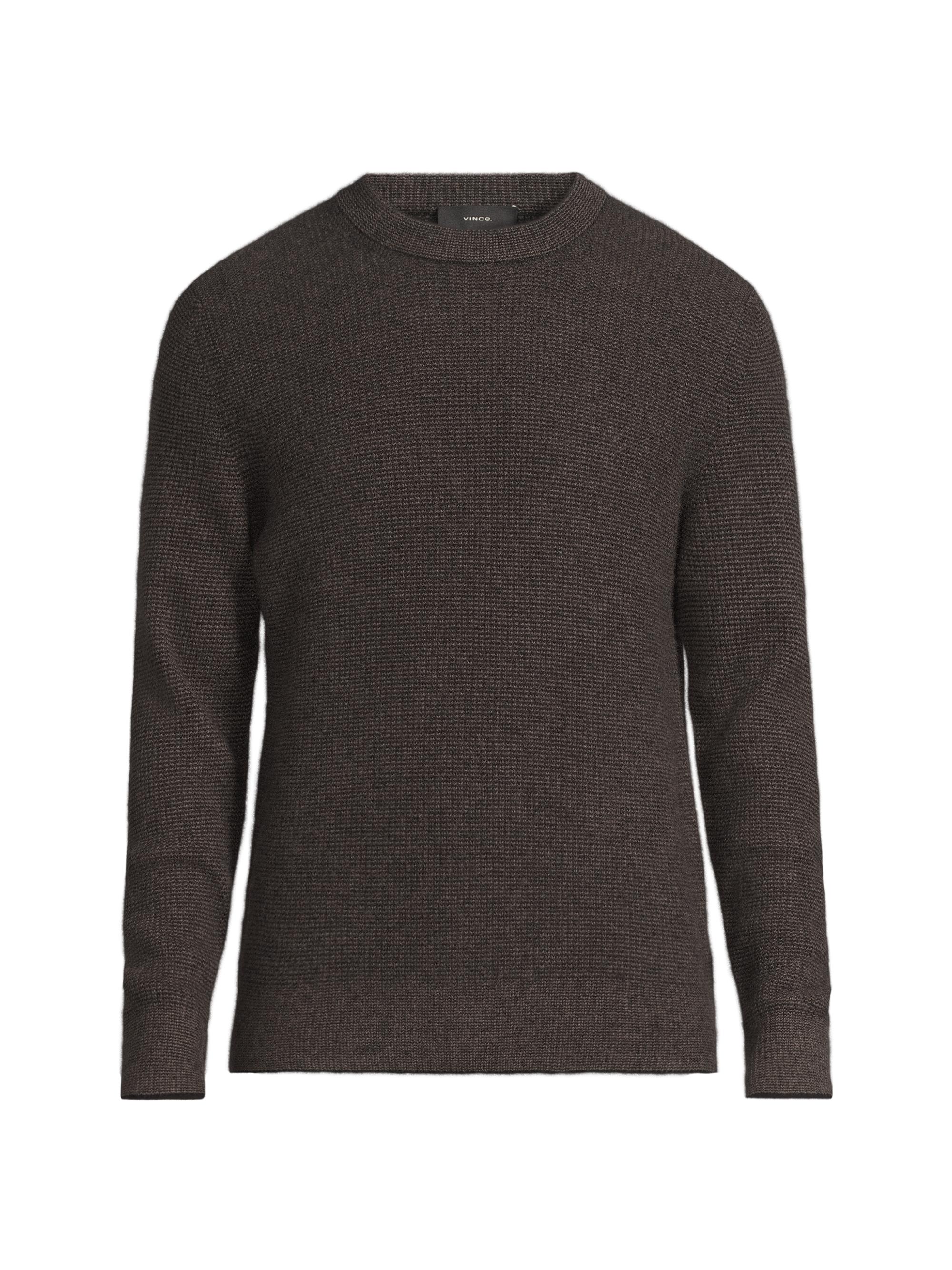 Vince Geo Jacquard Long-Sleeve Crewneck Sweater | Saks Fifth Avenue