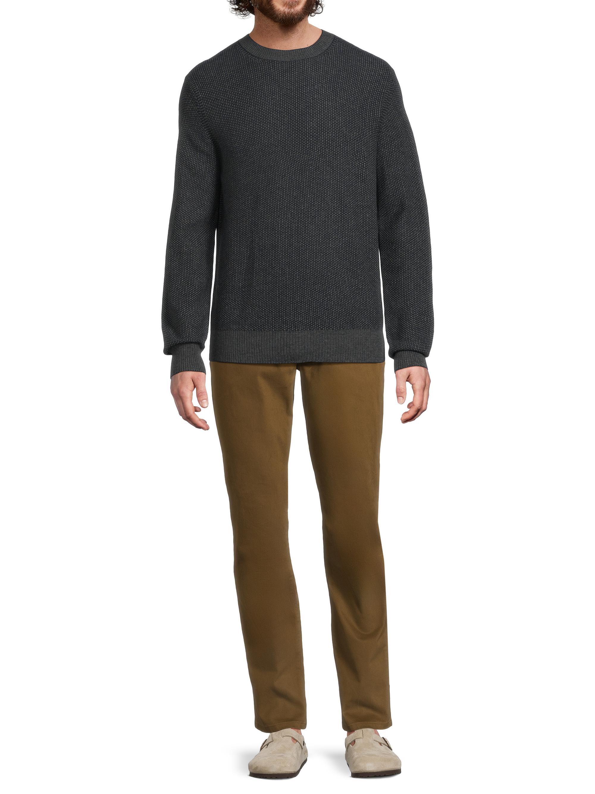 Vince Geo Jacquard Long-Sleeve Crewneck Sweater | Saks Fifth Avenue