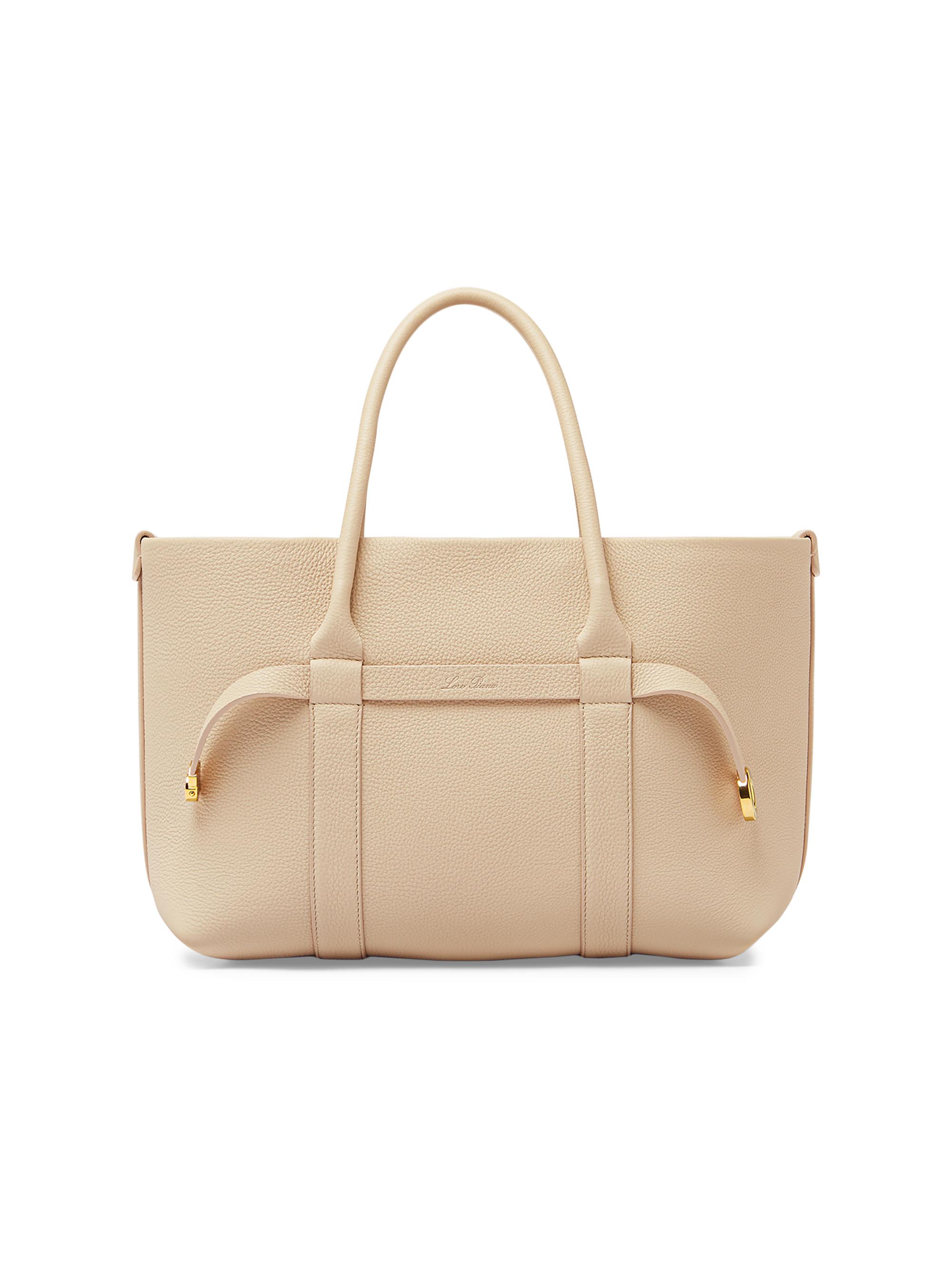 Loro Piana Large Ghiera Leather Shopper Tote Bag | Saks Fifth Avenue