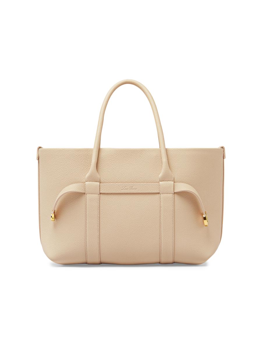 Loro Piana Women's Small Ghiera Leather Shopper Tote Bag