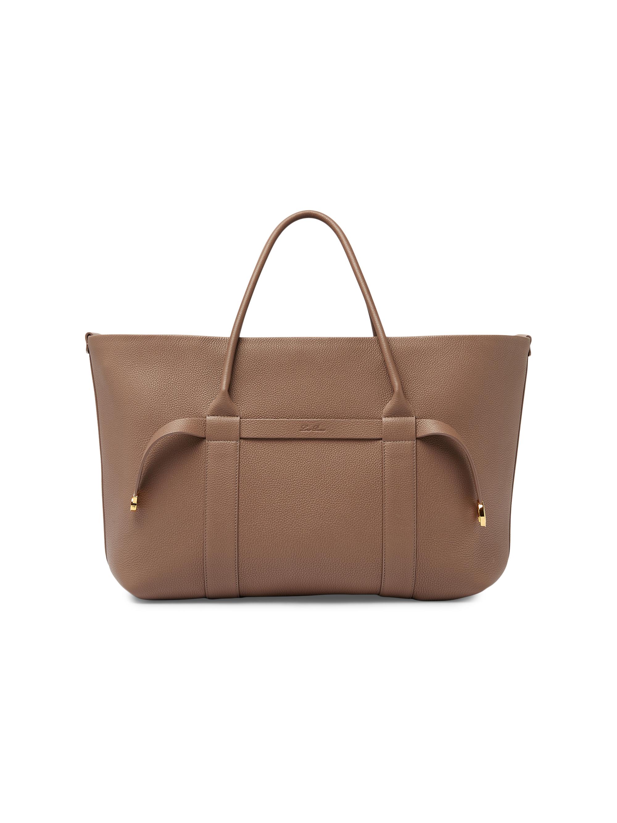 Loro Piana Large Ghiera Leather Shopper Tote Bag | Saks Fifth Avenue