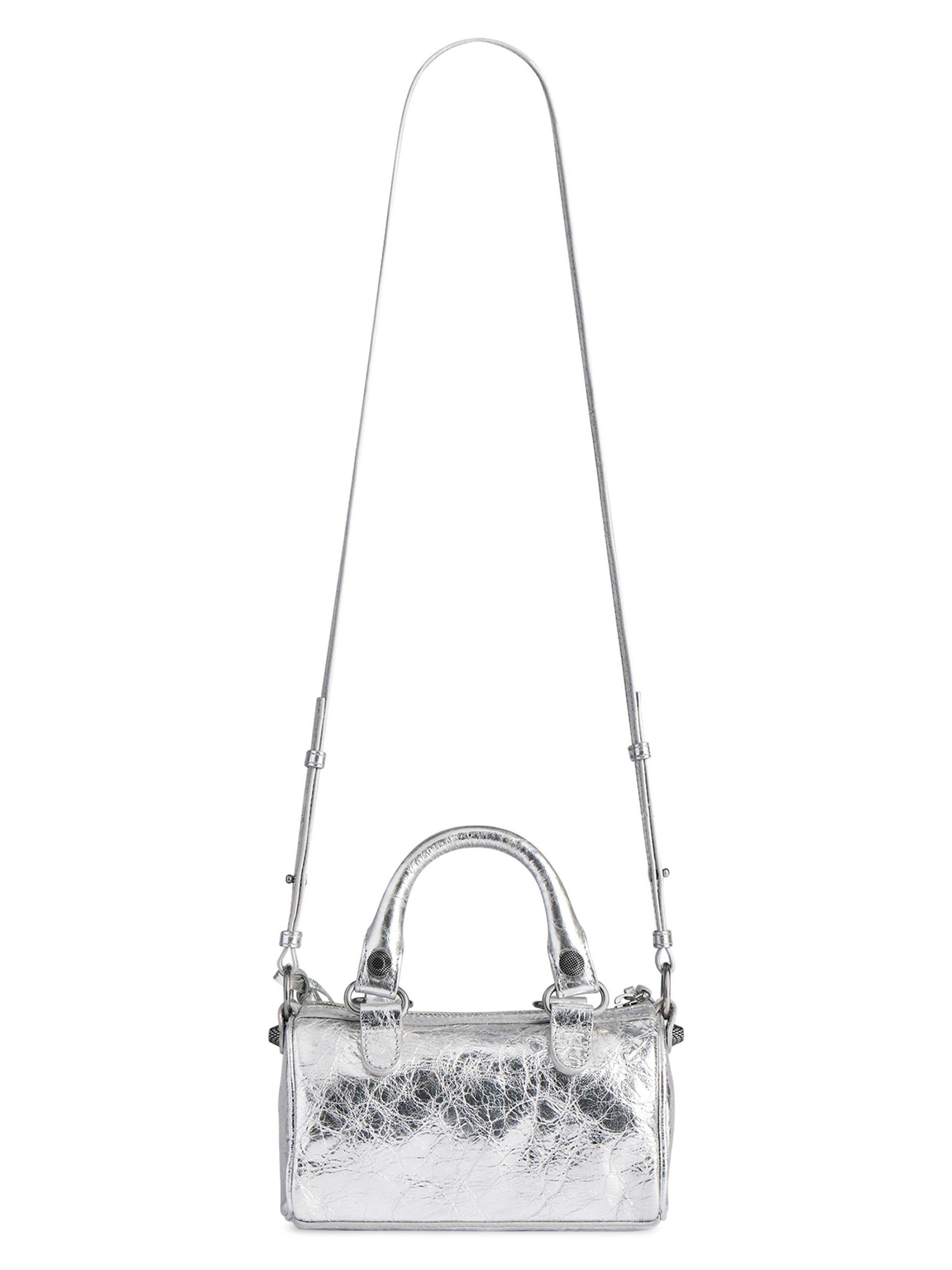 Balenciaga Le Cagole Nano Duffle Bag Metallized | Saks Fifth Avenue