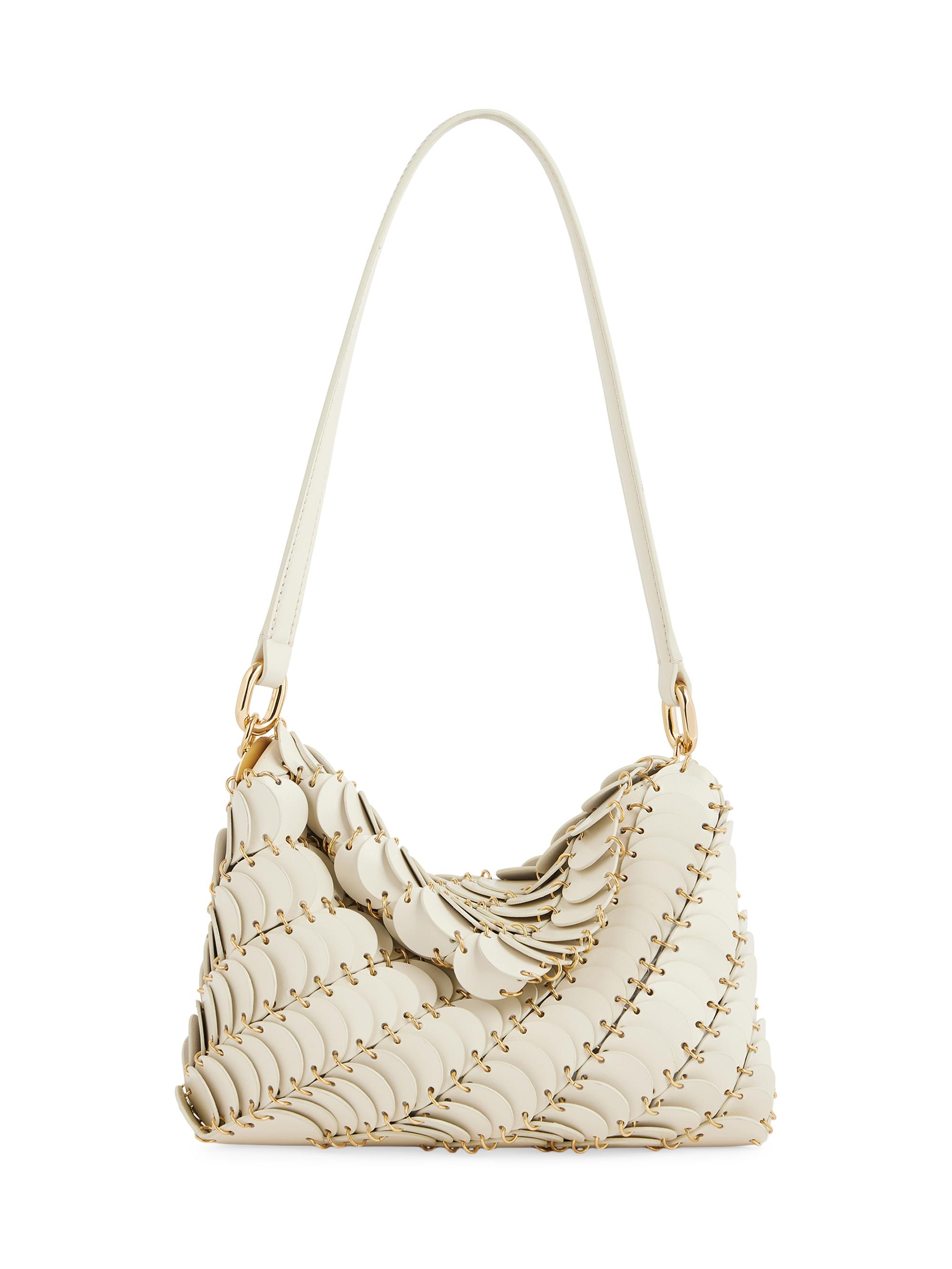 Rabanne Women's Show Pastilles Shoulder Bag - Cream Gold