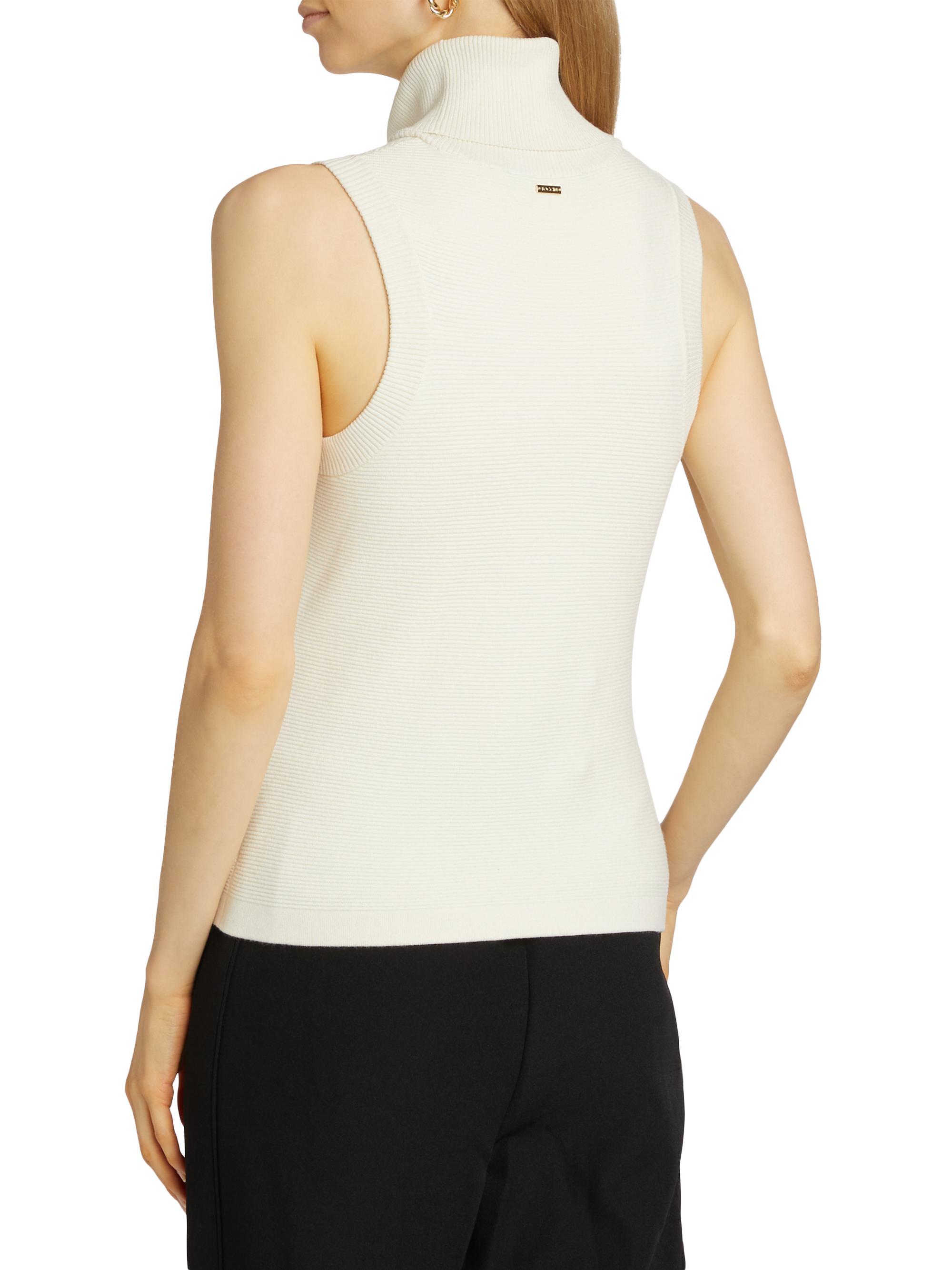 Toccin Celeste Rib-Knit Sleeveless Turtleneck Sweater | Saks Fifth