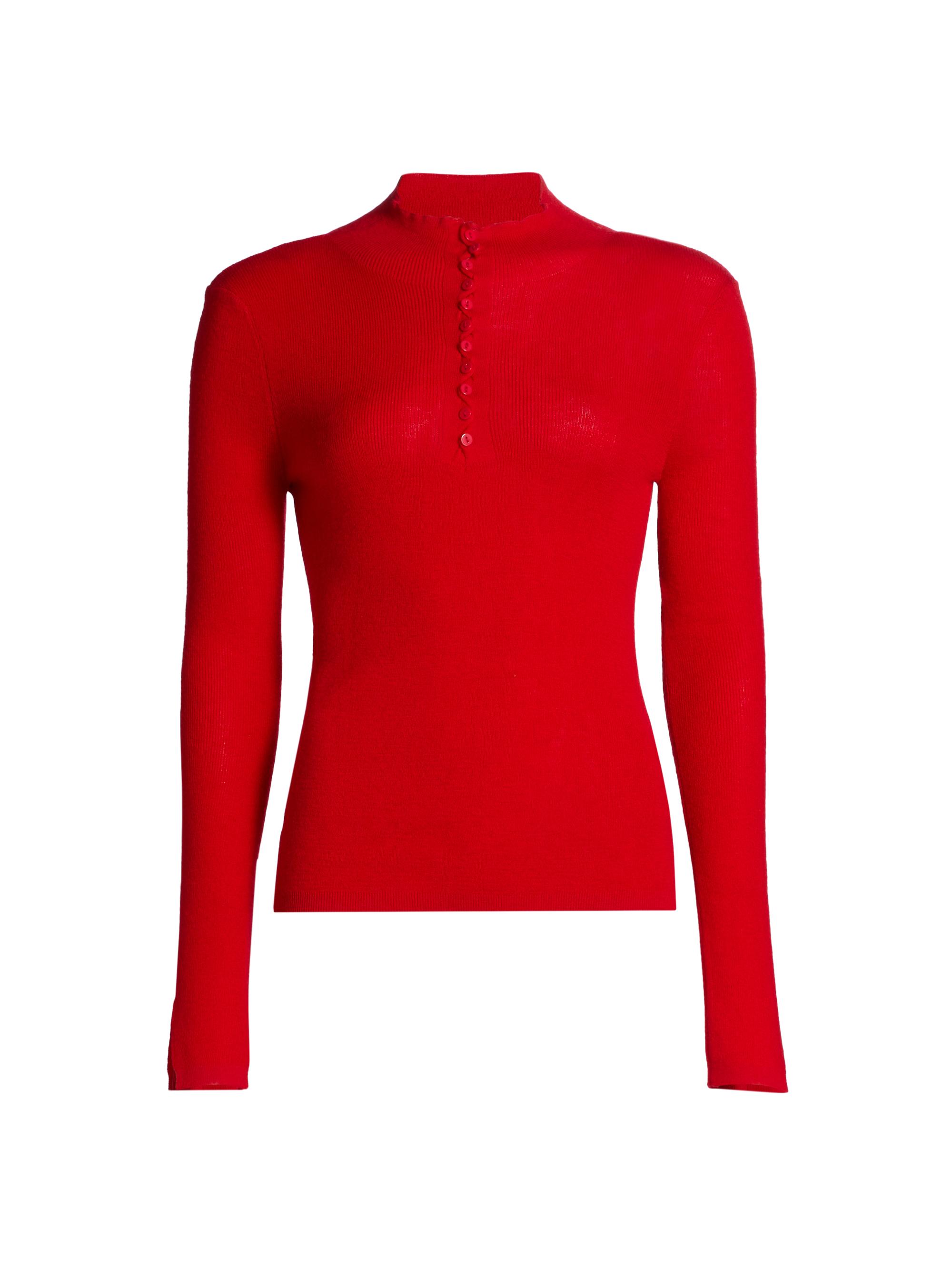 Favorite Daughter Women's Jackie Wool Sweater - Haute Rouge