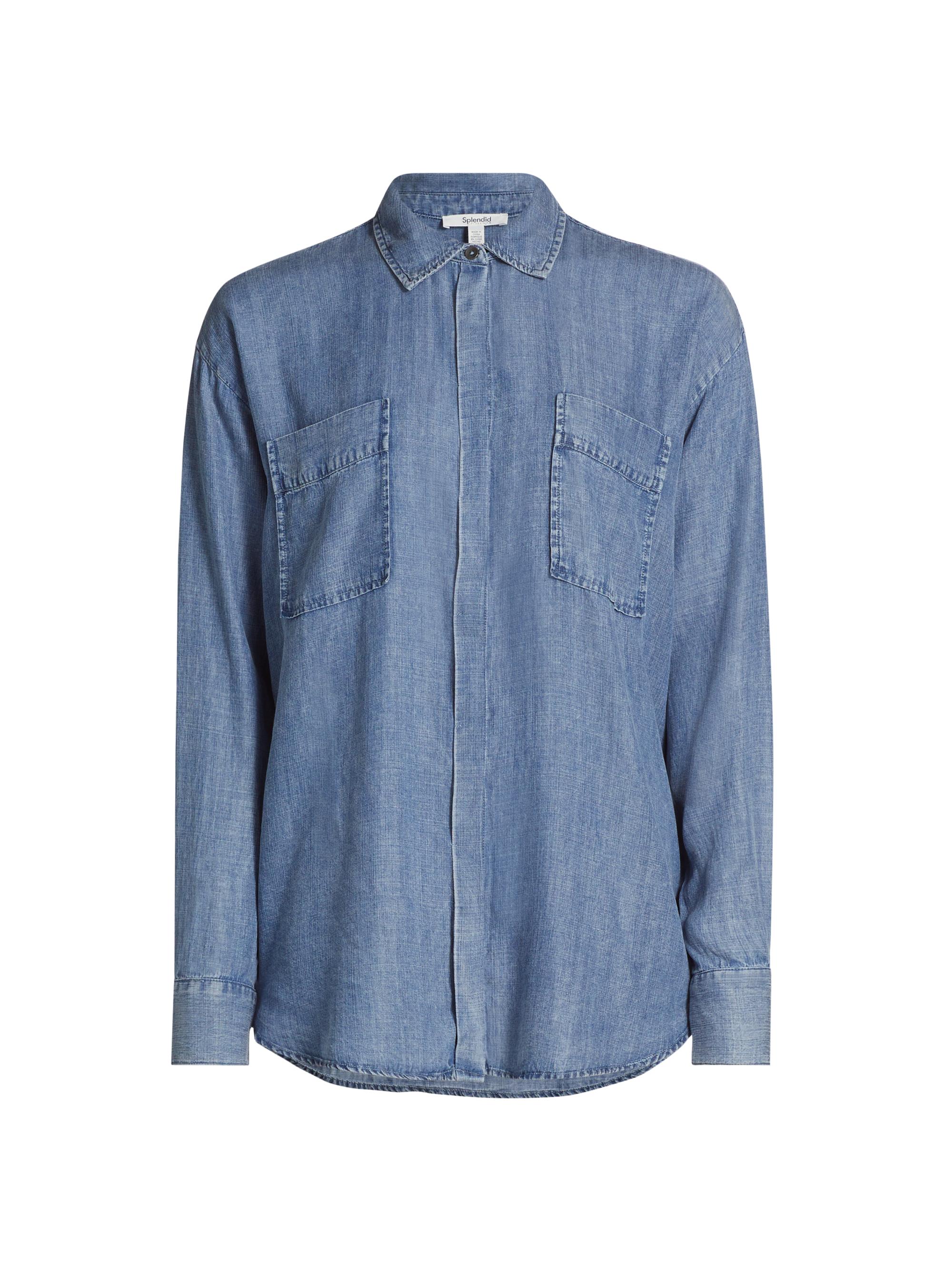 Splendid Women's Macie Button-Up Shirt - Indigo