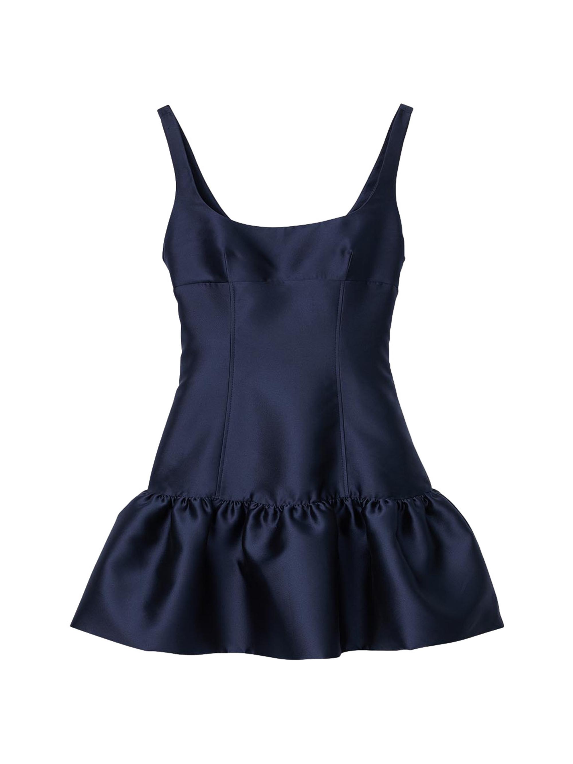 Sandro Women's Short Satin Dress - Midnight Blue