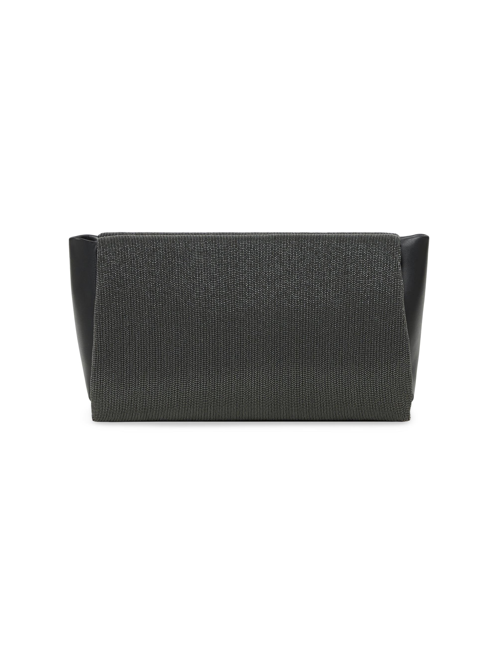 Brunello Cucinelli Women's Calfskin Precious Clutch Bag - Black