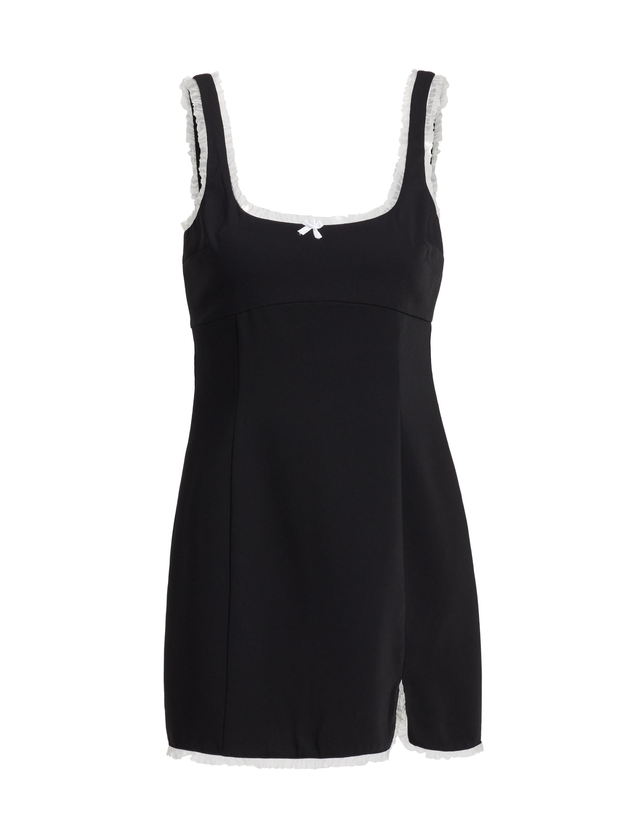 Amanda Uprichard Women's Valetta Square Neck Romper - Black