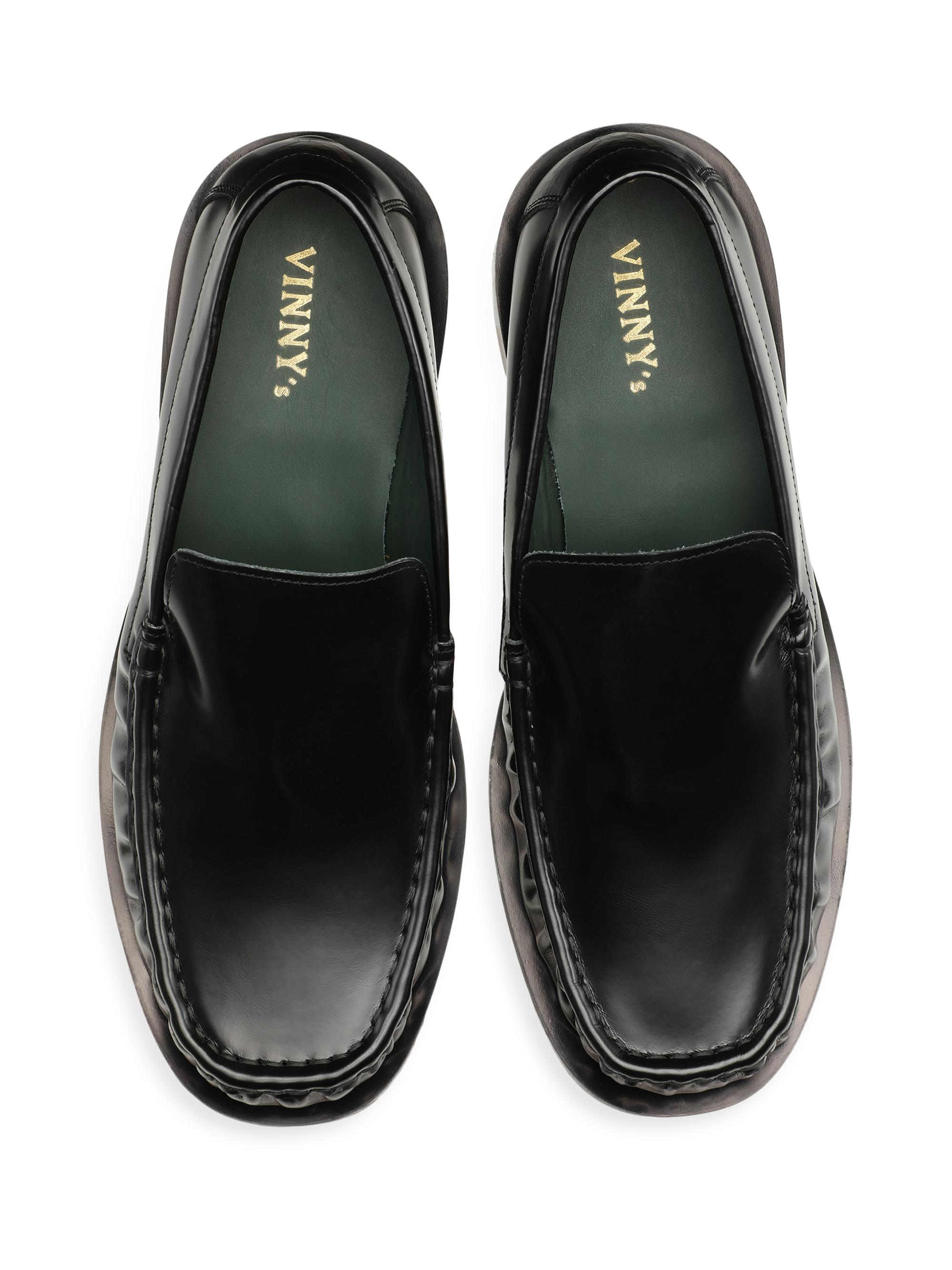 Vinny's Michel Leather Moccasin Loafers | Saks Fifth Avenue
