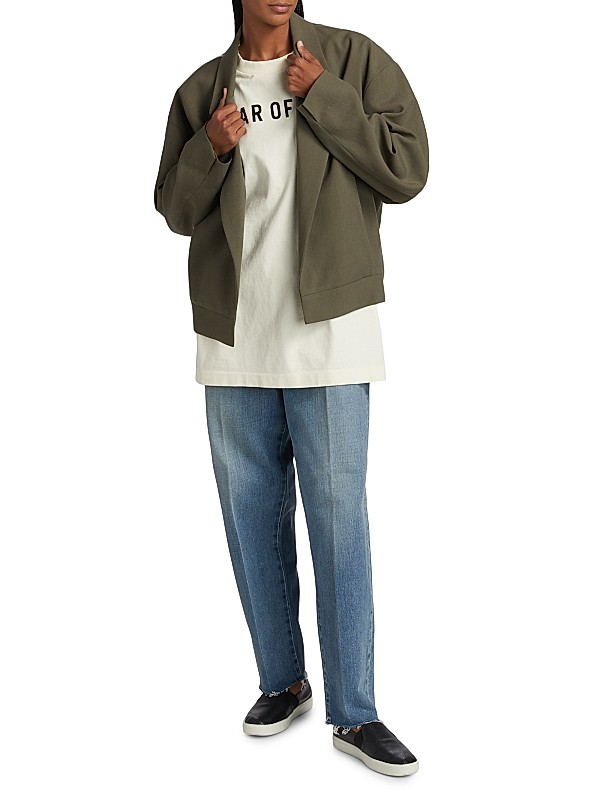 Shop Fear of God Notch Lapel Jacket | Saks Fifth Avenue Shop Fear of God Notch Lapel Jacket | Saks Fifth Avenue