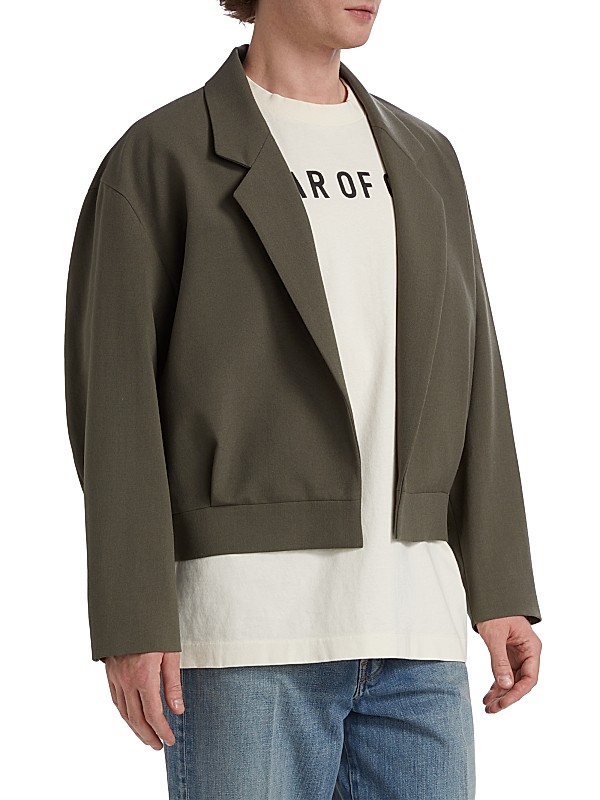 Shop Fear of God Notch Lapel Jacket | Saks Fifth Avenue Shop Fear of God Notch Lapel Jacket | Saks Fifth Avenue