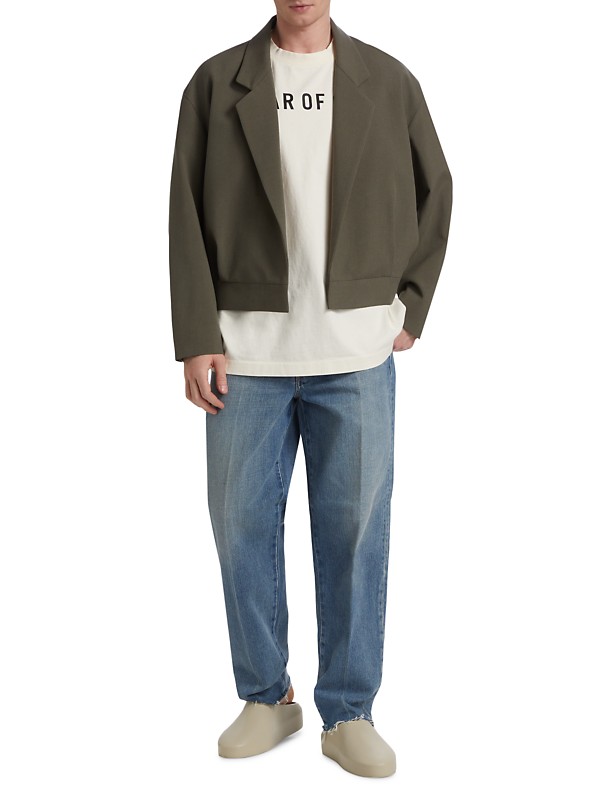 Shop Fear of God Notch Lapel Jacket | Saks Fifth Avenue Shop Fear of God Notch Lapel Jacket | Saks Fifth Avenue