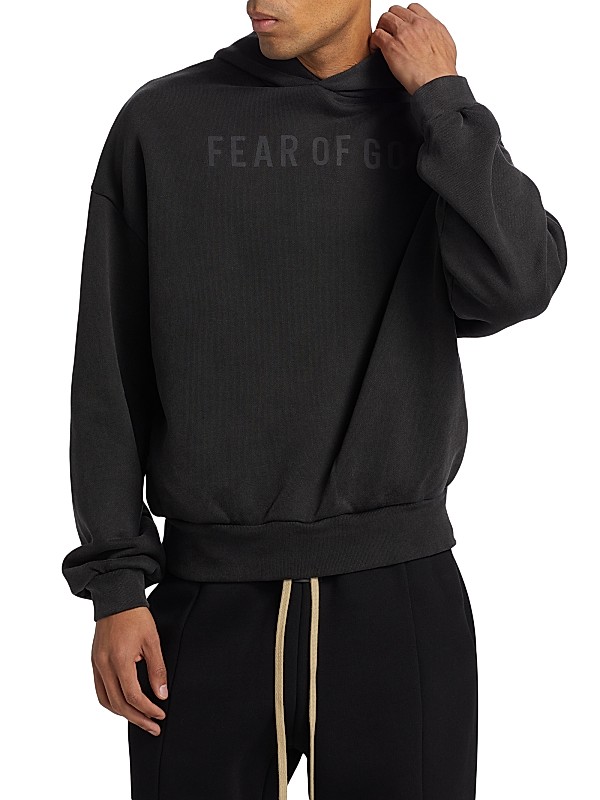 Shop Fear of God Logo Overlapped Hoodie | Saks Fifth Avenue Shop Fear of God Logo Overlapped Hoodie | Saks Fifth Avenue