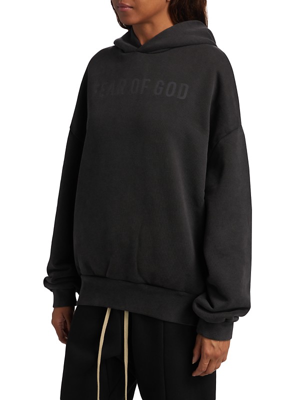 Shop Fear of God Logo Overlapped Hoodie | Saks Fifth Avenue Shop Fear of God Logo Overlapped Hoodie | Saks Fifth Avenue