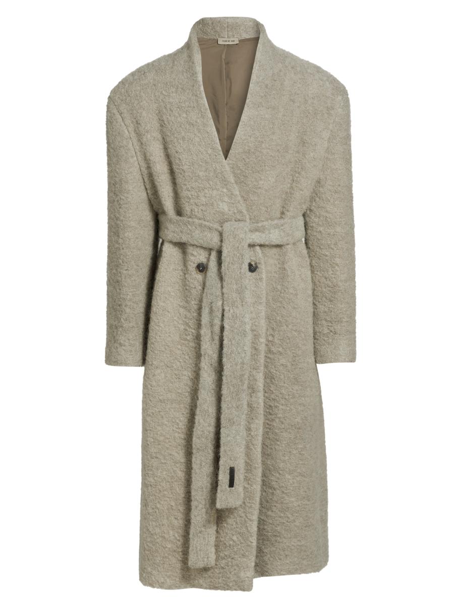 Fear of God Lapelless Wool-Blend Coat | Saks Fifth Avenue