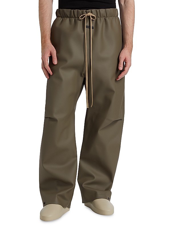 Shop Fear of God Knee Pleat Wide-Leg Pants | Saks Fifth Avenue Shop Fear of God Knee Pleat Wide-Leg Pants | Saks Fifth Avenue