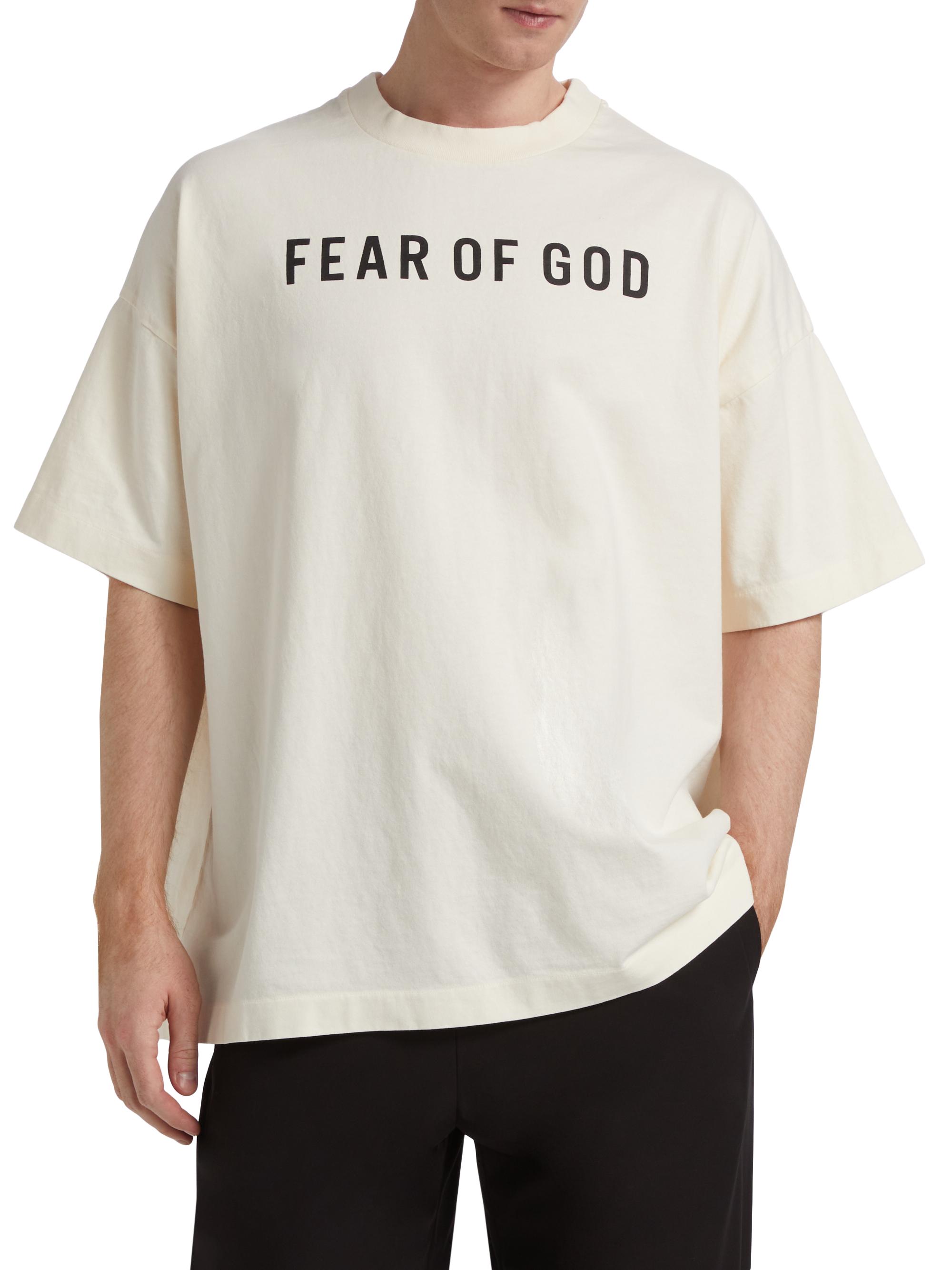 Fear of God Logo Crewneck T-Shirt | Saks Fifth Avenue
