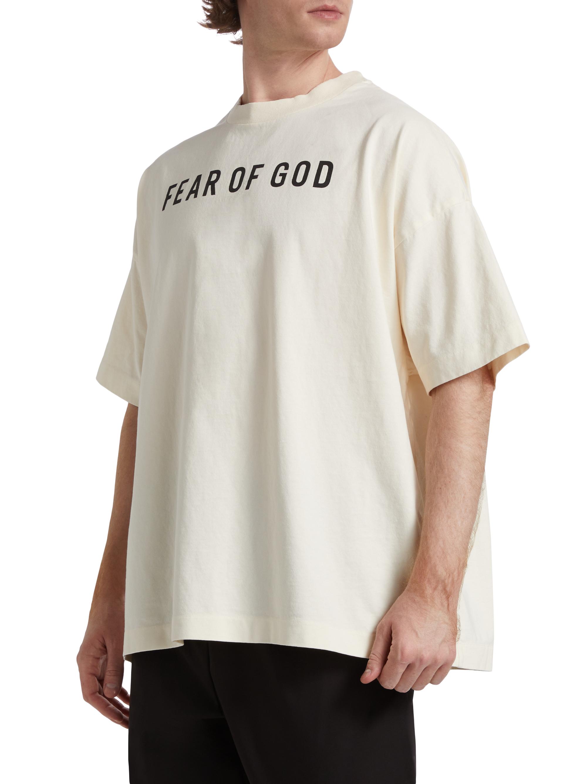 Fear of God Logo Crewneck T-Shirt | Saks Fifth Avenue
