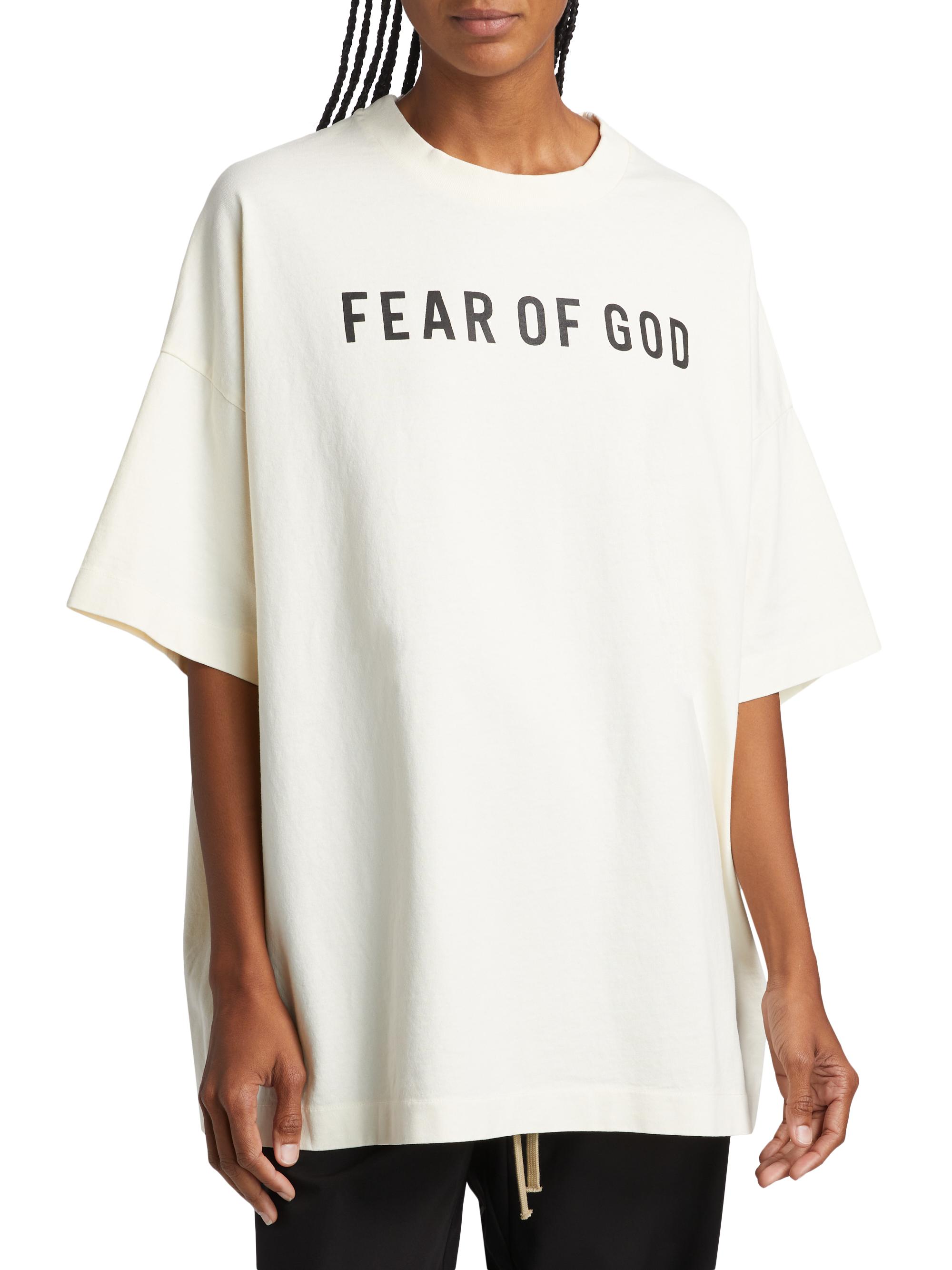 Fear of God Logo Crewneck T-Shirt | Saks Fifth Avenue