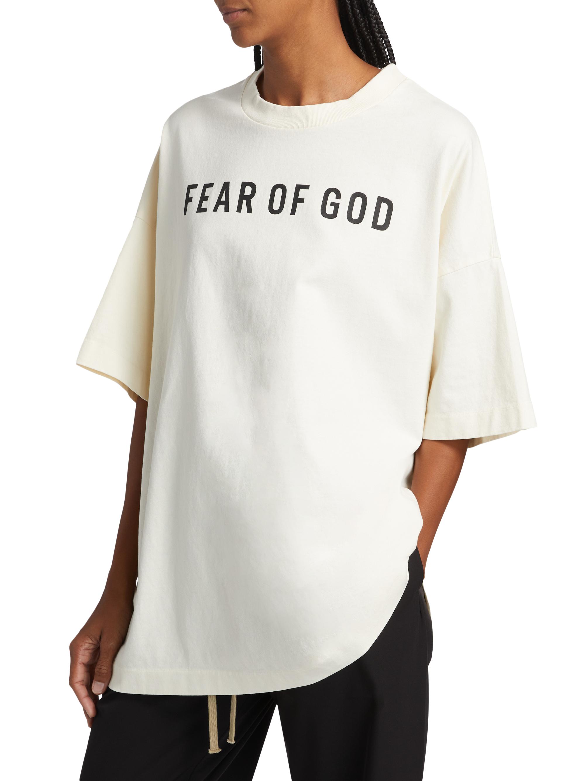 Fear of God Logo Crewneck T-Shirt | Saks Fifth Avenue