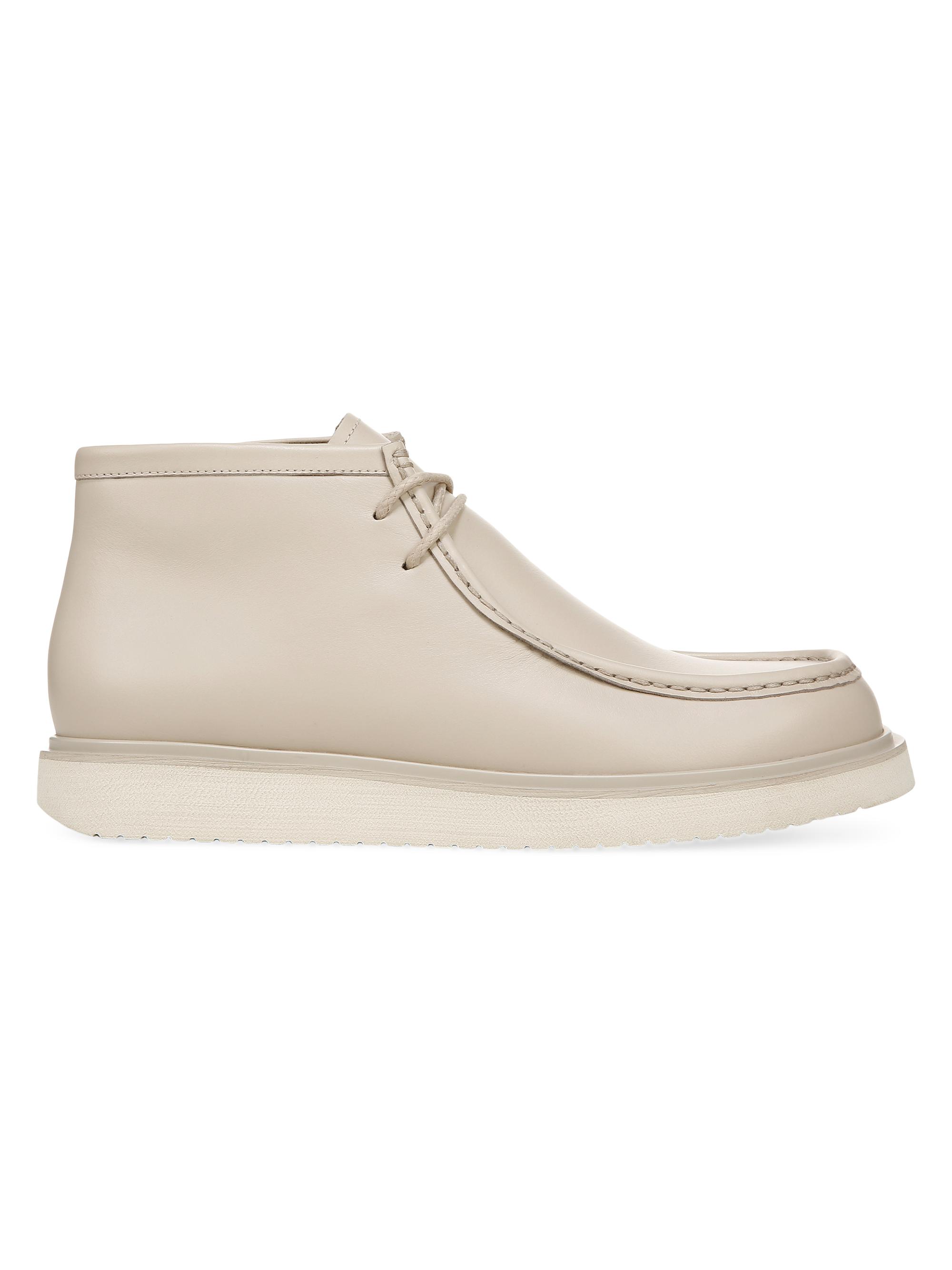 Vince Men's Classic Leather Desert Booties - Morning Haze