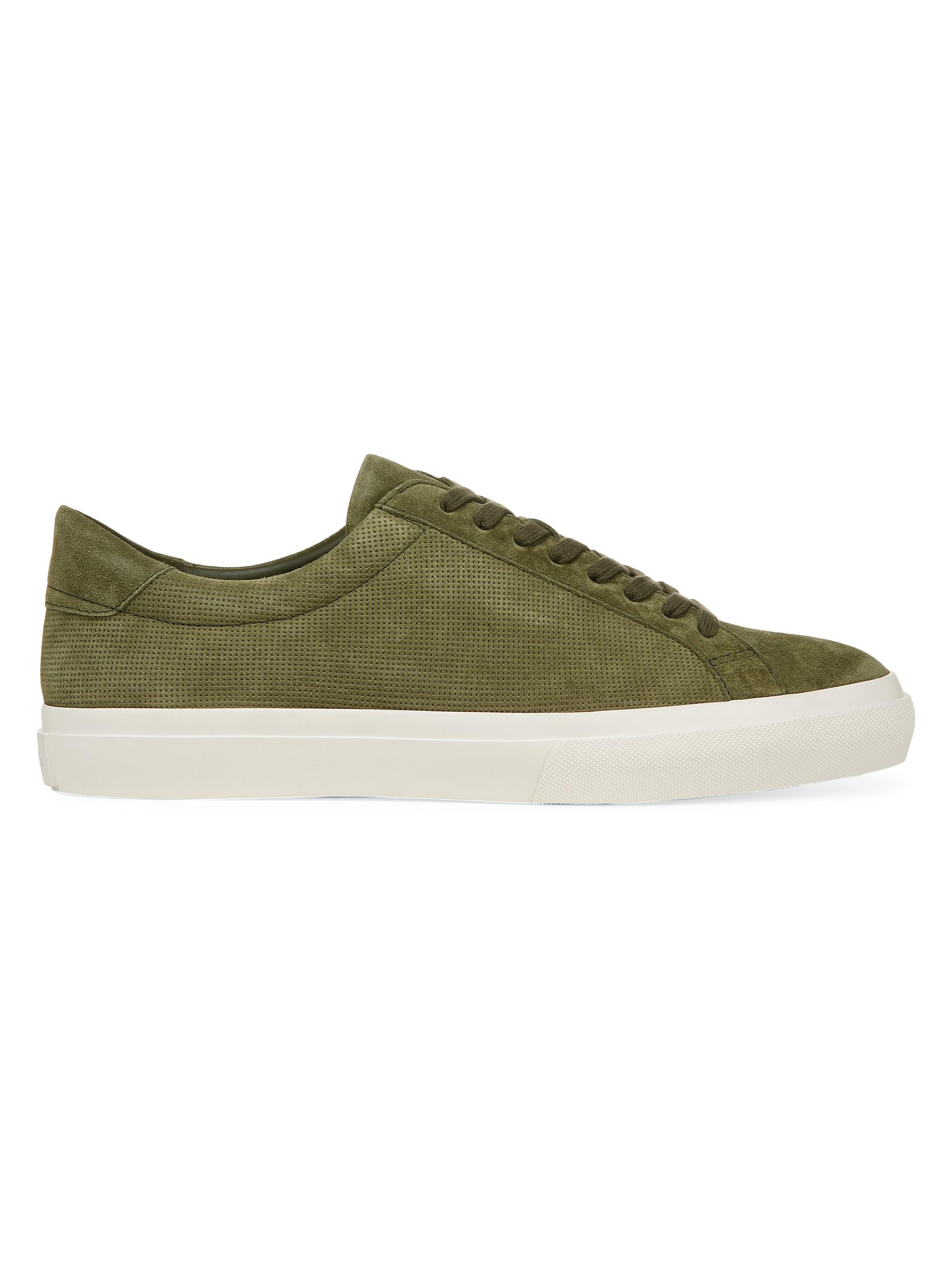 Vince Men's  Suede Sneakers - Olive Smoke