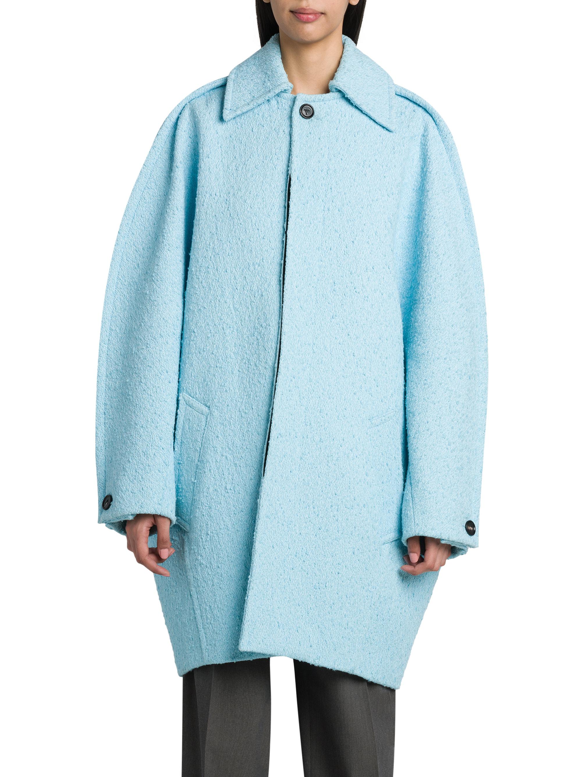 Bottega Veneta Knotted Tweed Cotton-Blend Coat | Saks Fifth Avenue