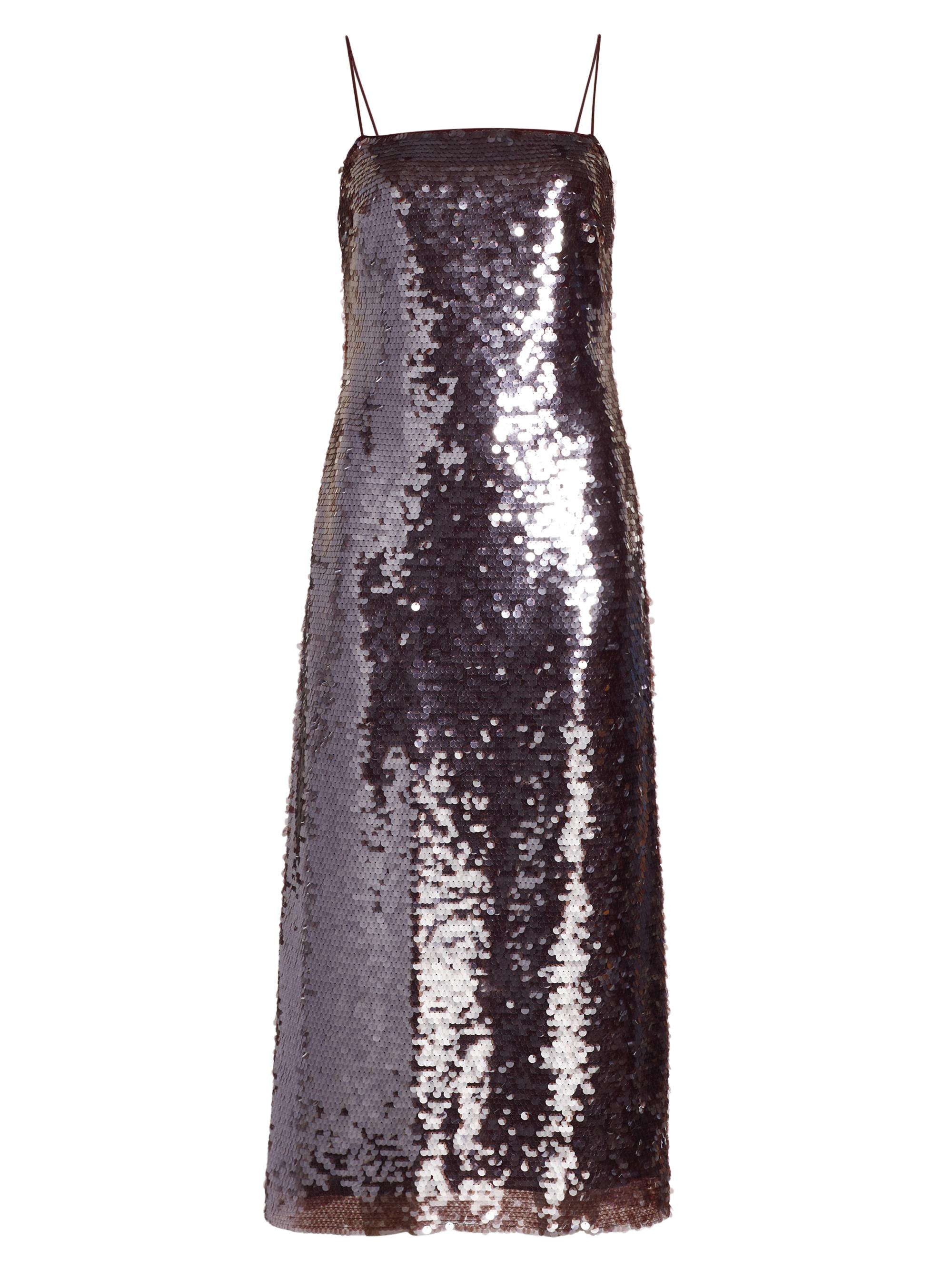 Tanya Taylor Women's Lenox Sequined Slip Midi-Dress - Mulberry