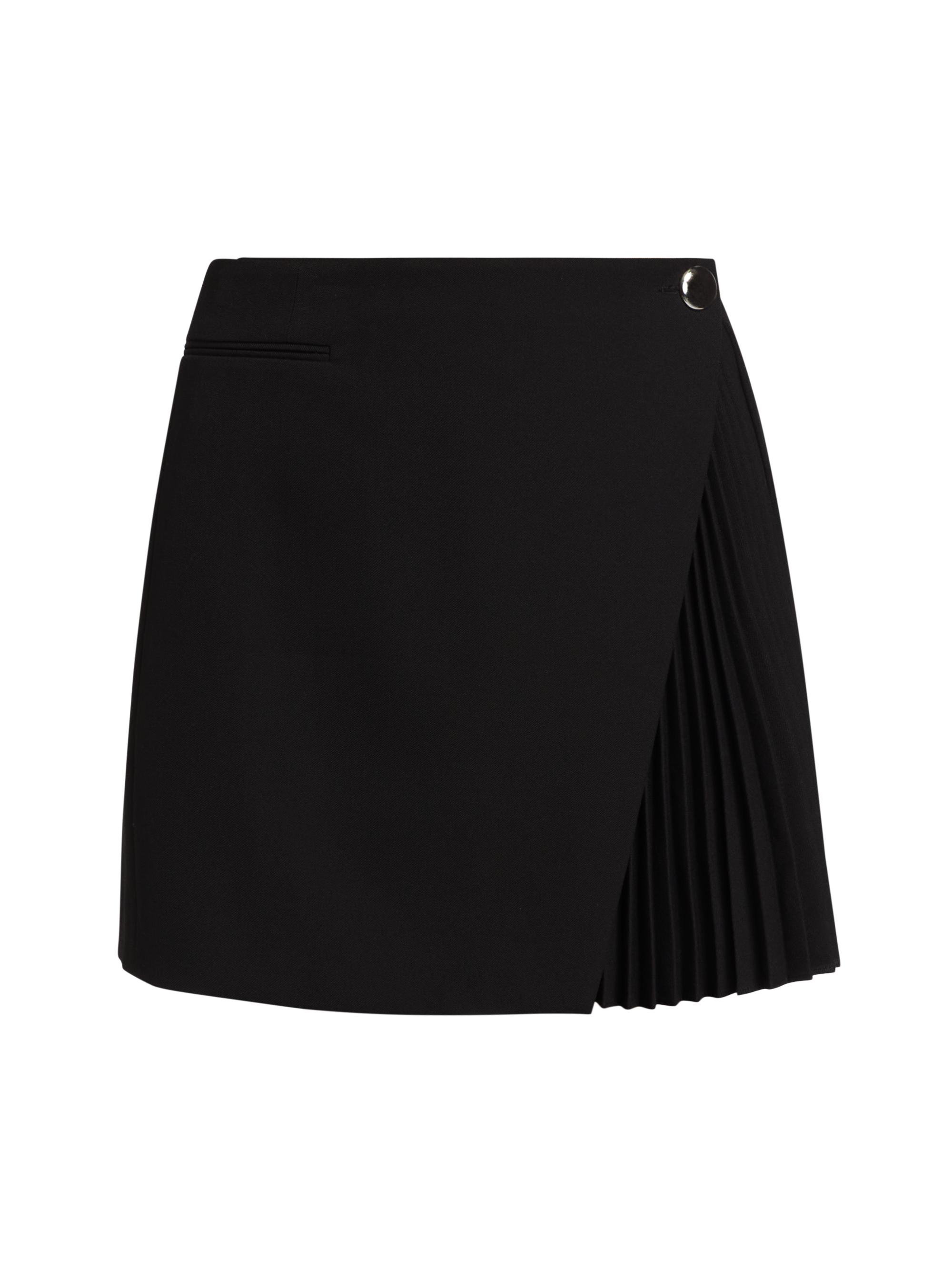 A.L.C. Women's Callen Pleated Wrap Miniskirt - Black
