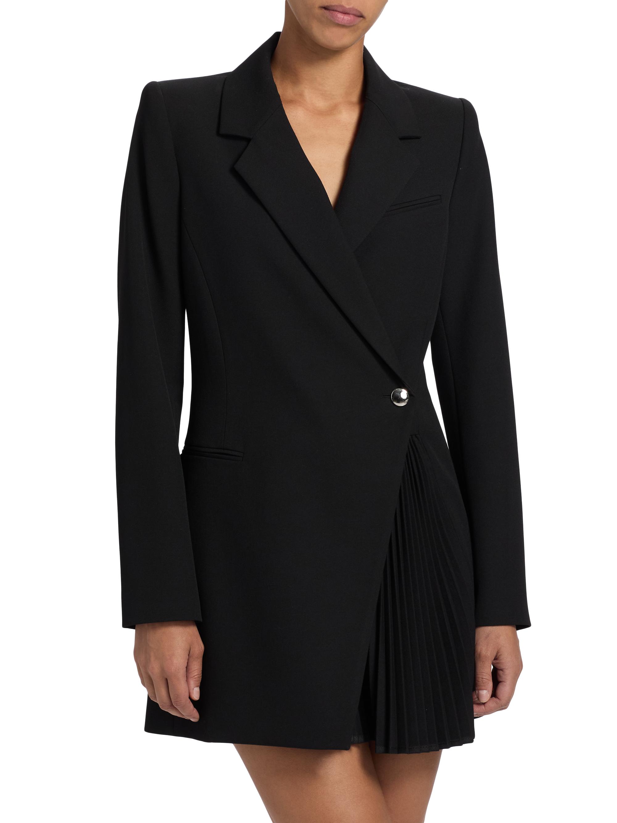 Callen Pleated Blazer Minidress