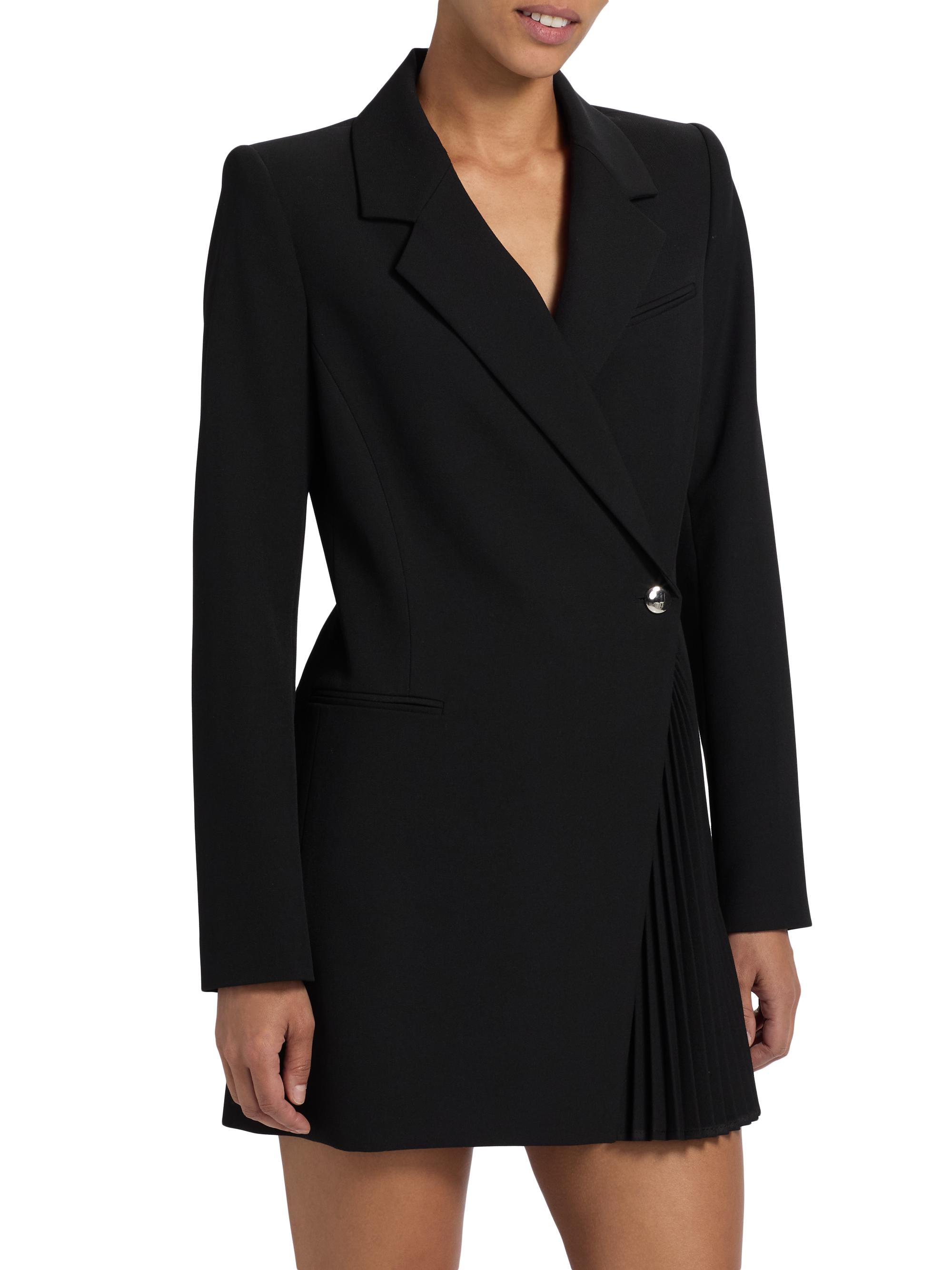 Callen Pleated Blazer Minidress