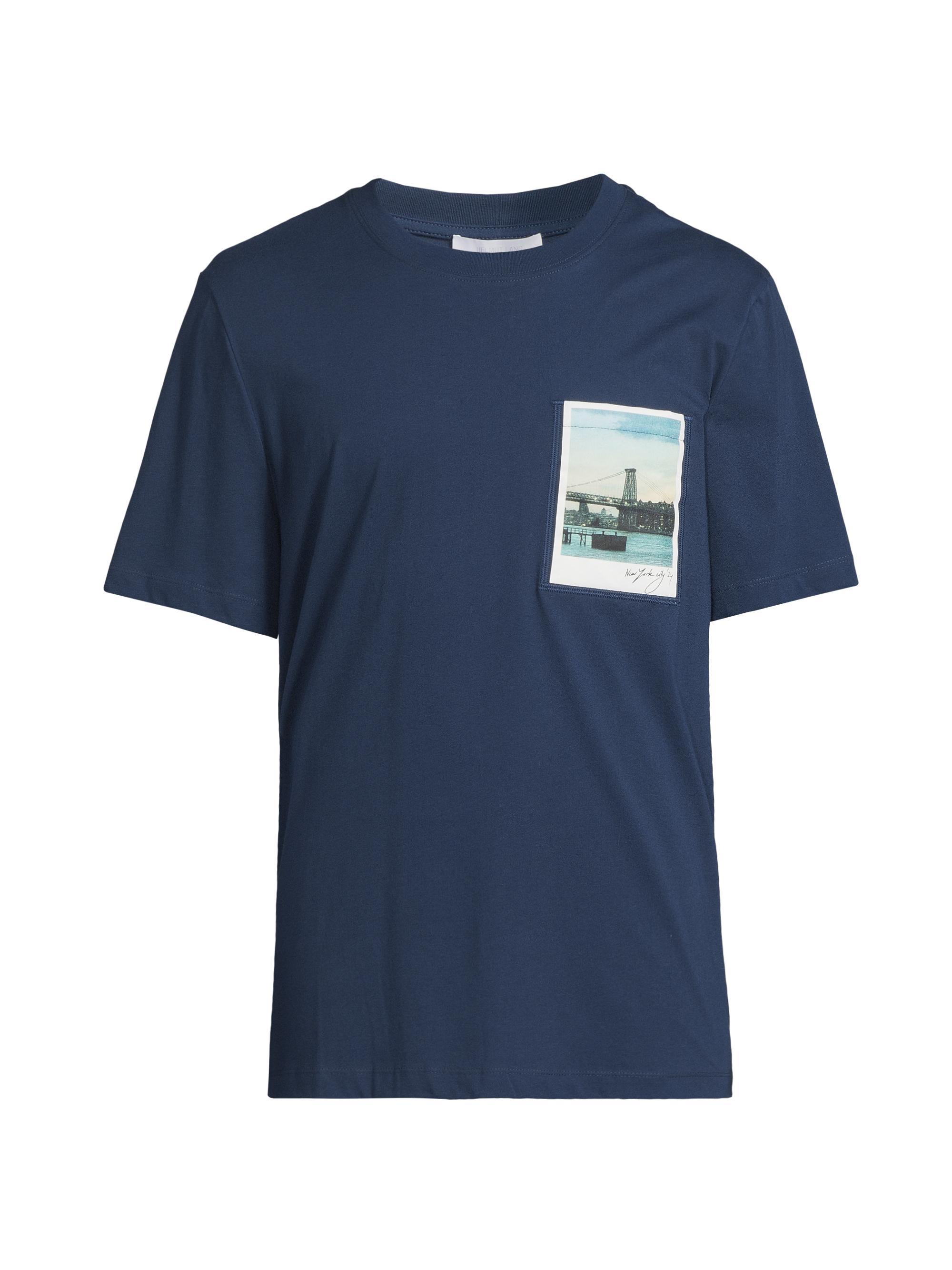 Helmut Lang Men's K-Postcard Photo T-Shirt - Navy
