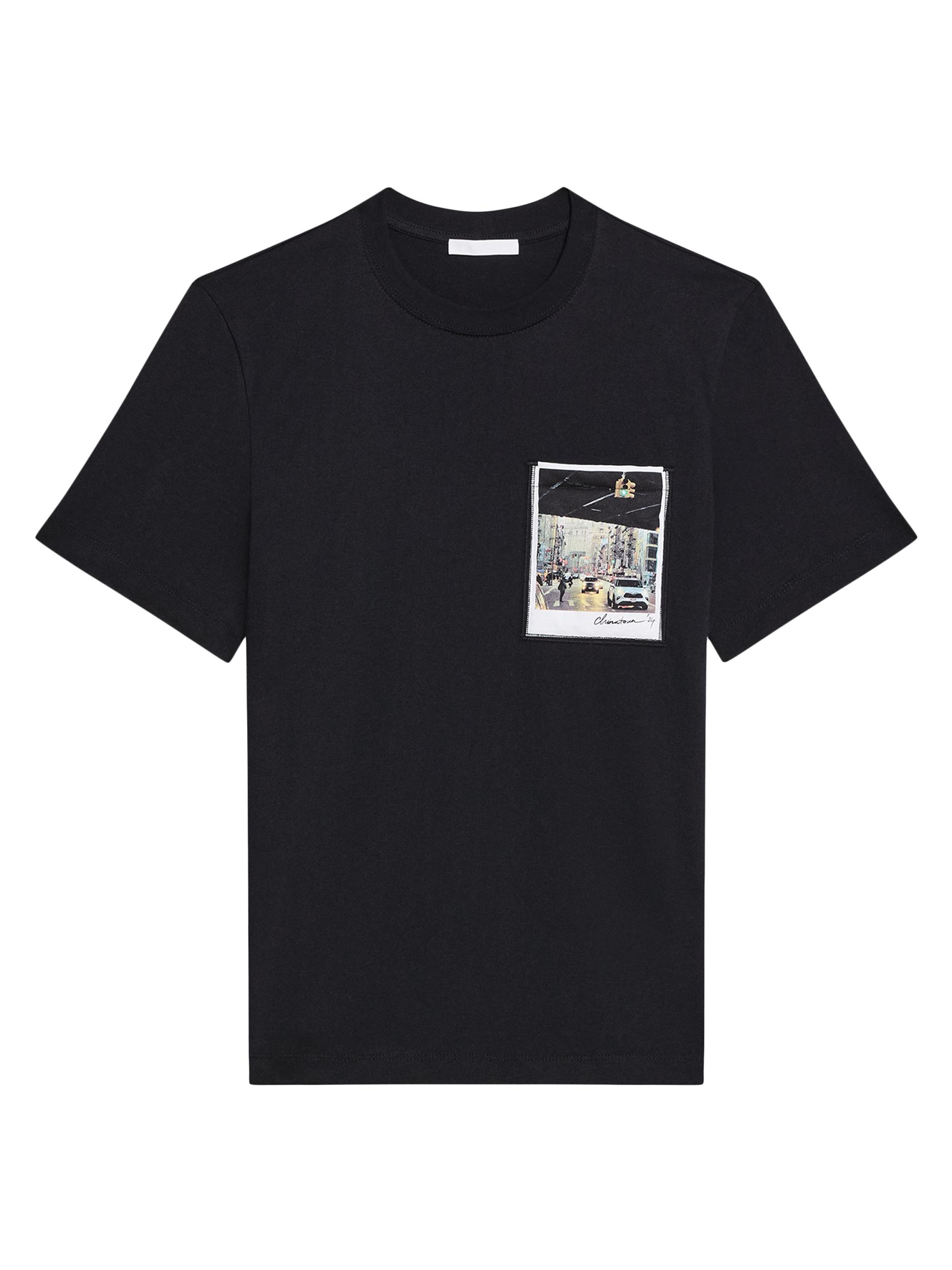 Helmut Lang Logo Crewneck T-Shirt | Saks Fifth Avenue