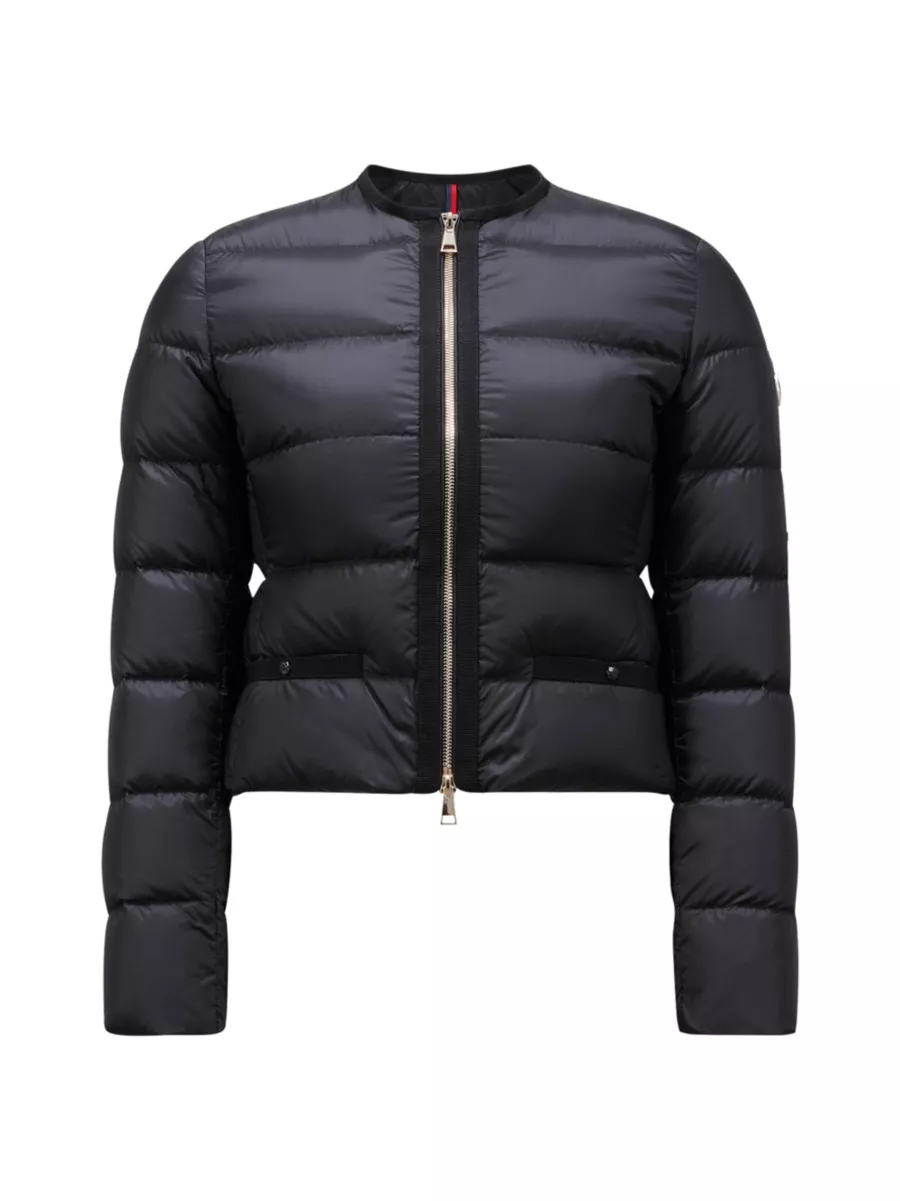 Shop Moncler Laurine Lightweight Short Down Jacket | Saks Shop Moncler Laurine Lightweight Short Down Jacket | Saks
