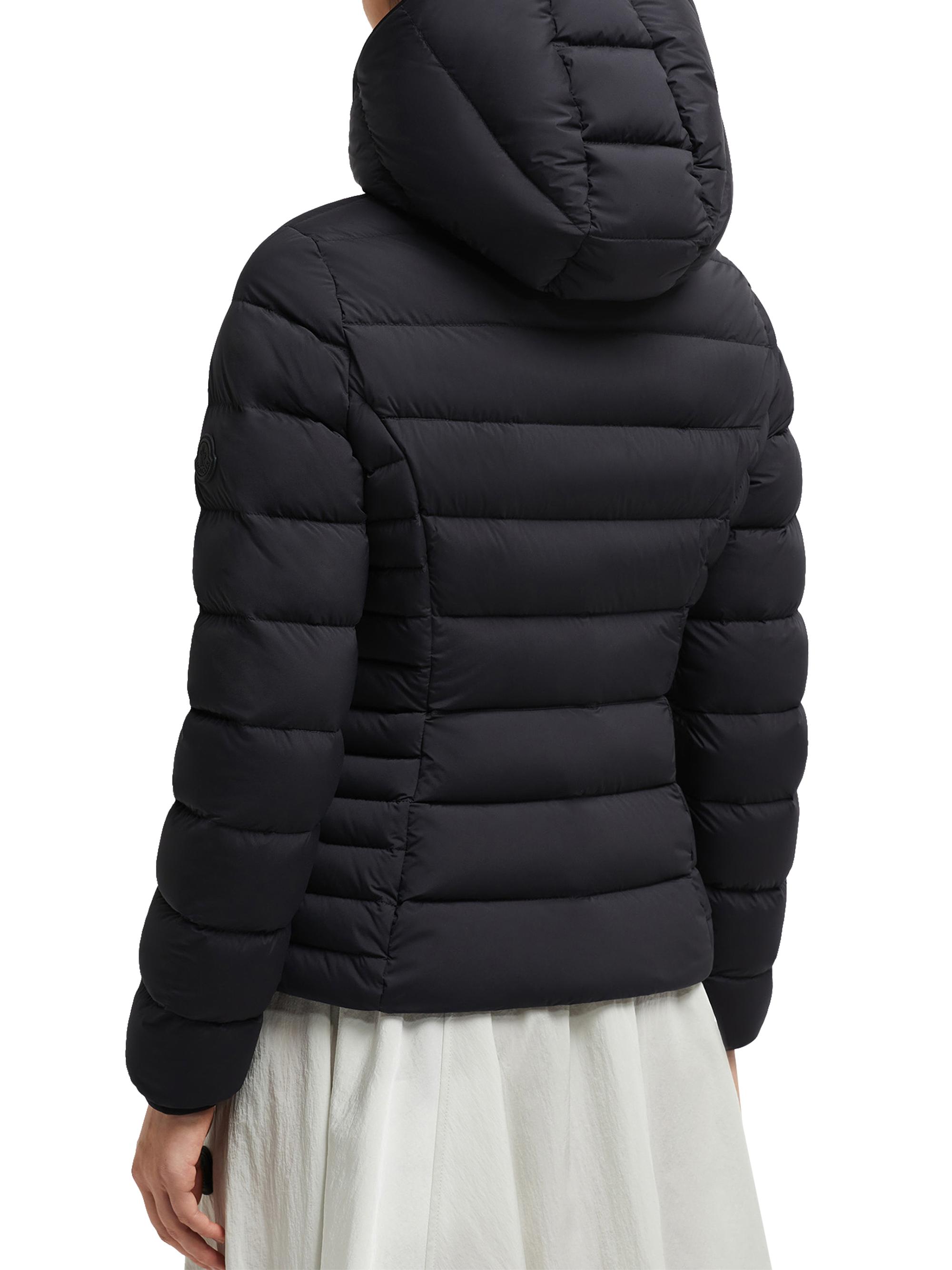 MONCLER HERBE ダウン Pink Herbe Hooded Short Down Jacket - Short Down Jackets for
