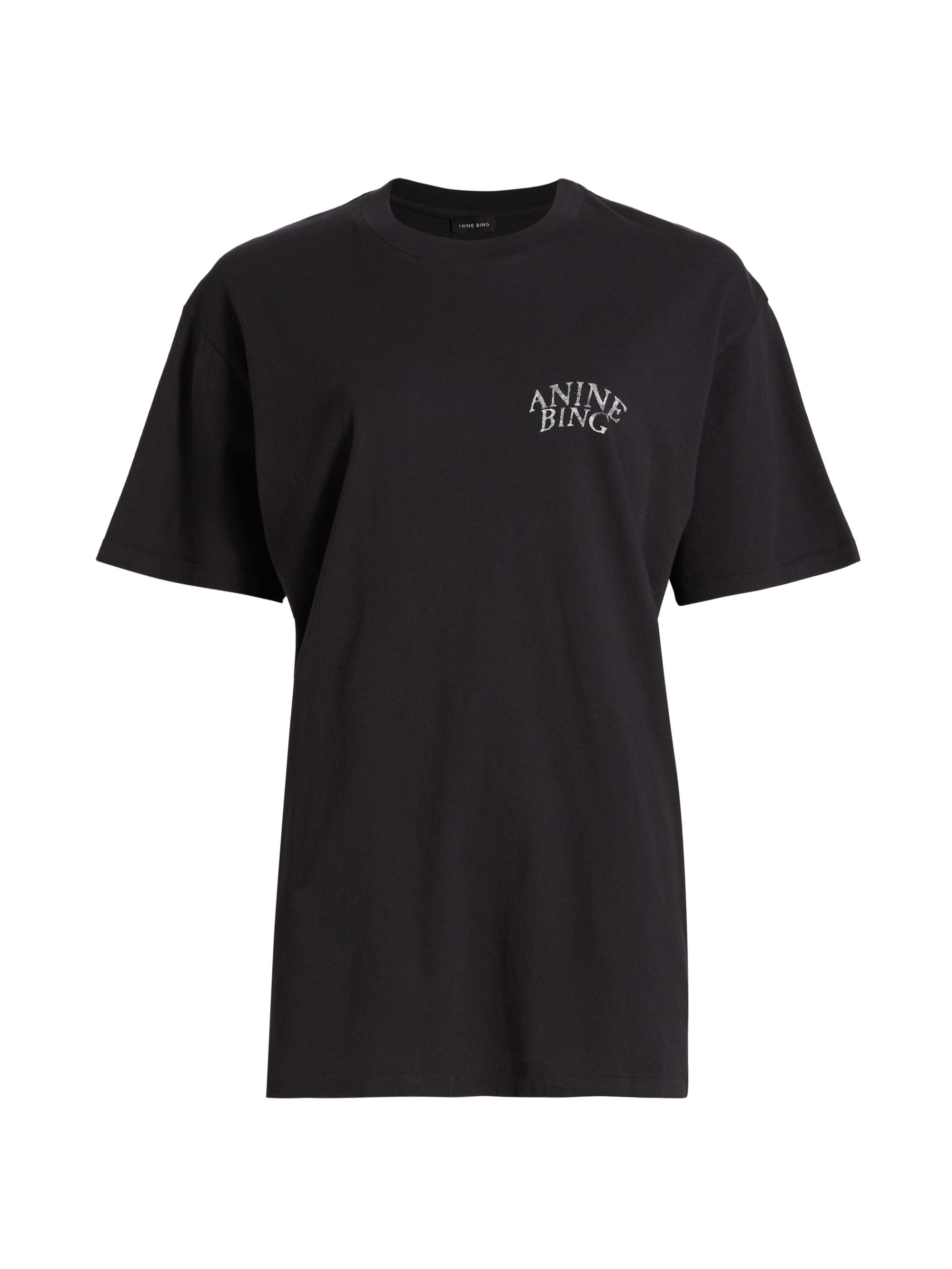 Anine Bing Women's Walker Band T-Shirt - Vintage Black