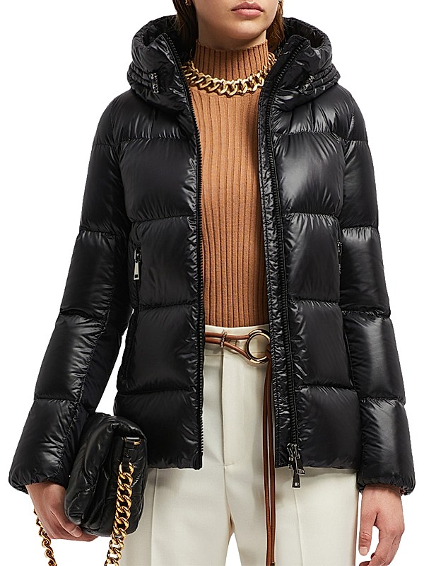 Shop Moncler Seritte A-line Short Down Jacket | Saks Fifth Shop Moncler Seritte A-line Short Down Jacket | Saks Fifth