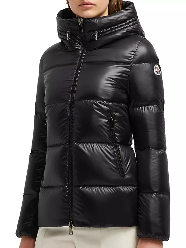 Shop Moncler Seritte A-line Short Down Jacket | Saks Fifth Shop Moncler Seritte A-line Short Down Jacket | Saks Fifth