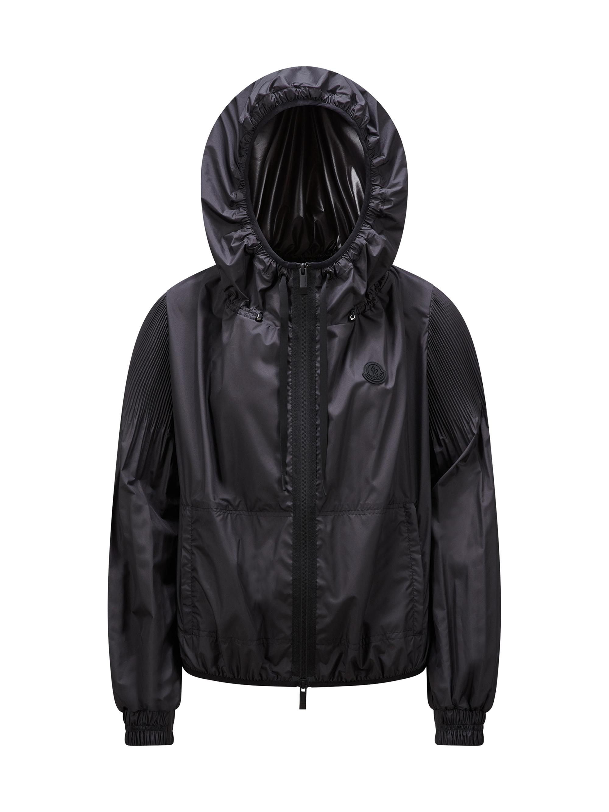 Moncler Women's Auxonne Matte Hooded Windbreaker - Black