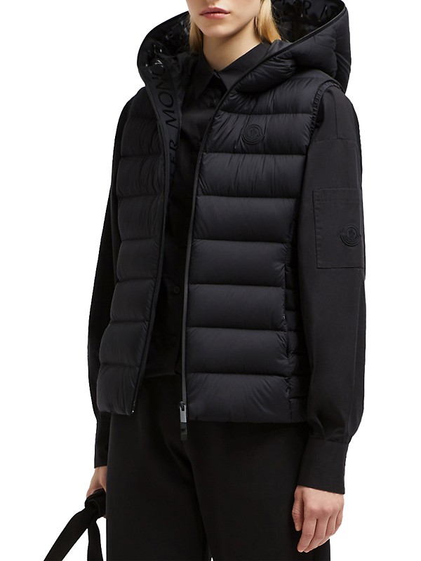 Shop Moncler Barraux Hooded Down Vest | Saks Fifth Avenue Shop Moncler Barraux Hooded Down Vest | Saks Fifth Avenue